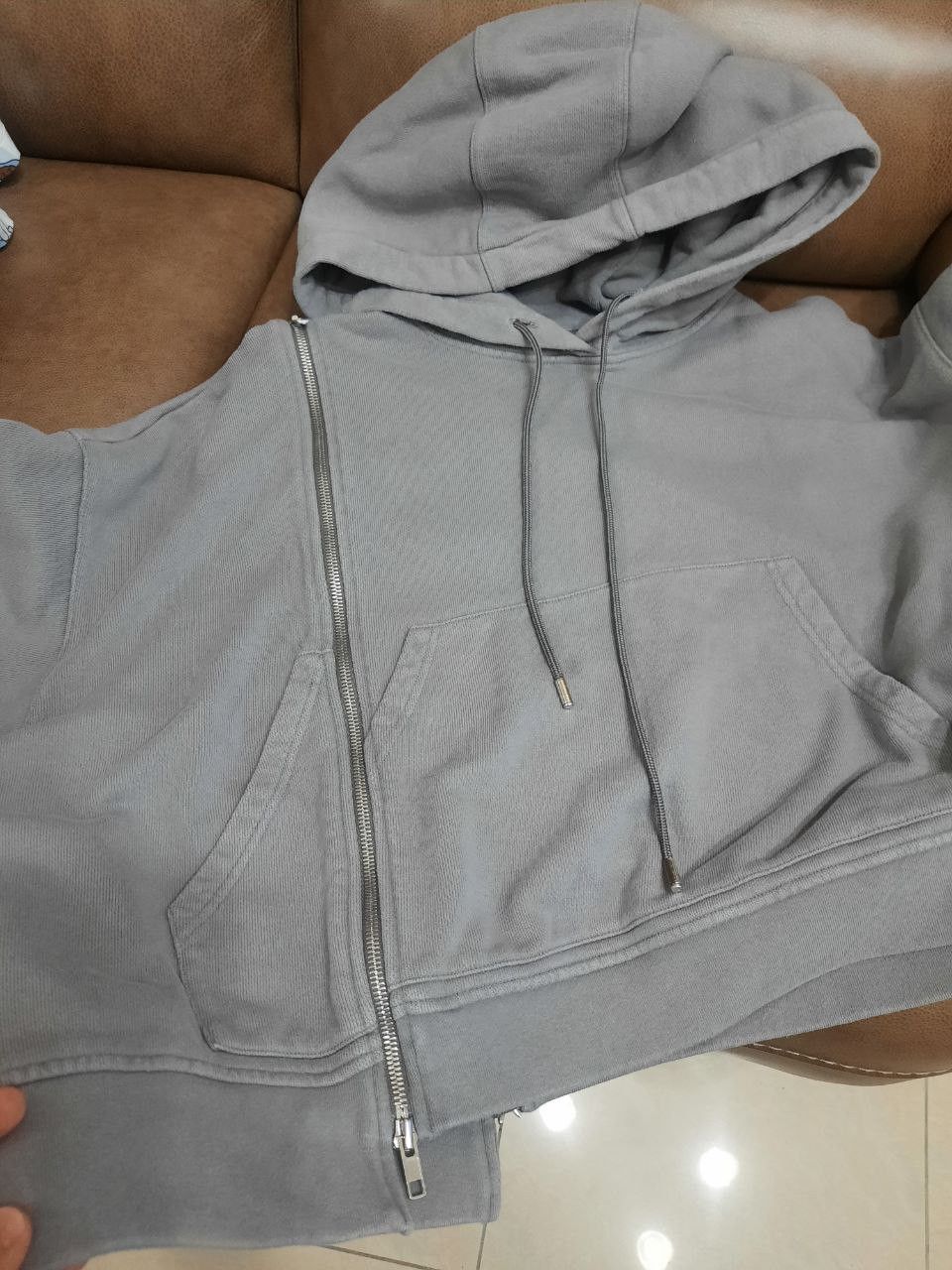 Maison Margiela SS20 Cropped Side Zip Multi Wear Hoodie Size US XS / EU 42 / 0 - 3 Thumbnail