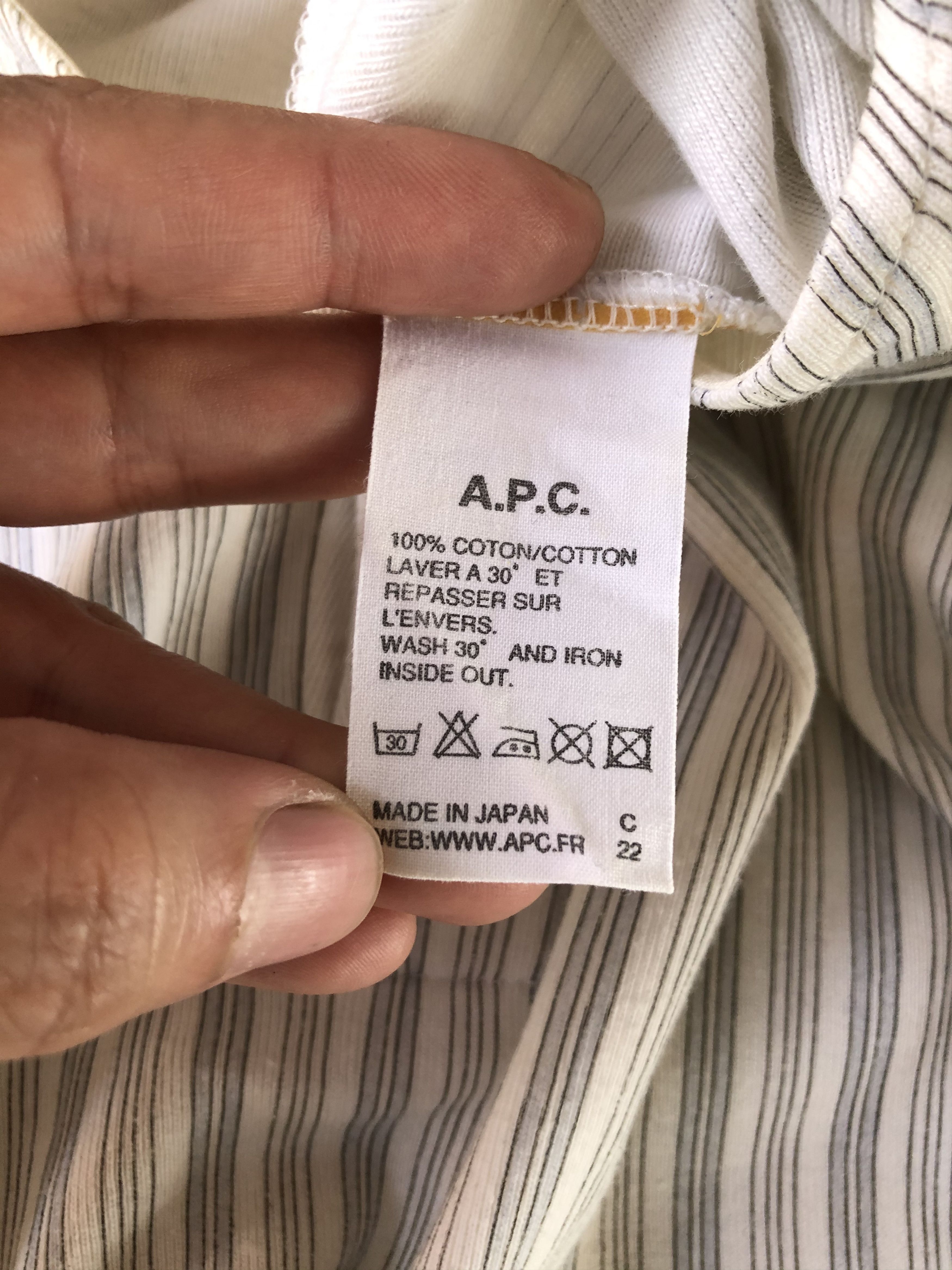 A.P.C. VINTAGE MADE IN JAPAN APC LONG SLEEVES Size US M / EU 48-50 / 2 - 5 Thumbnail
