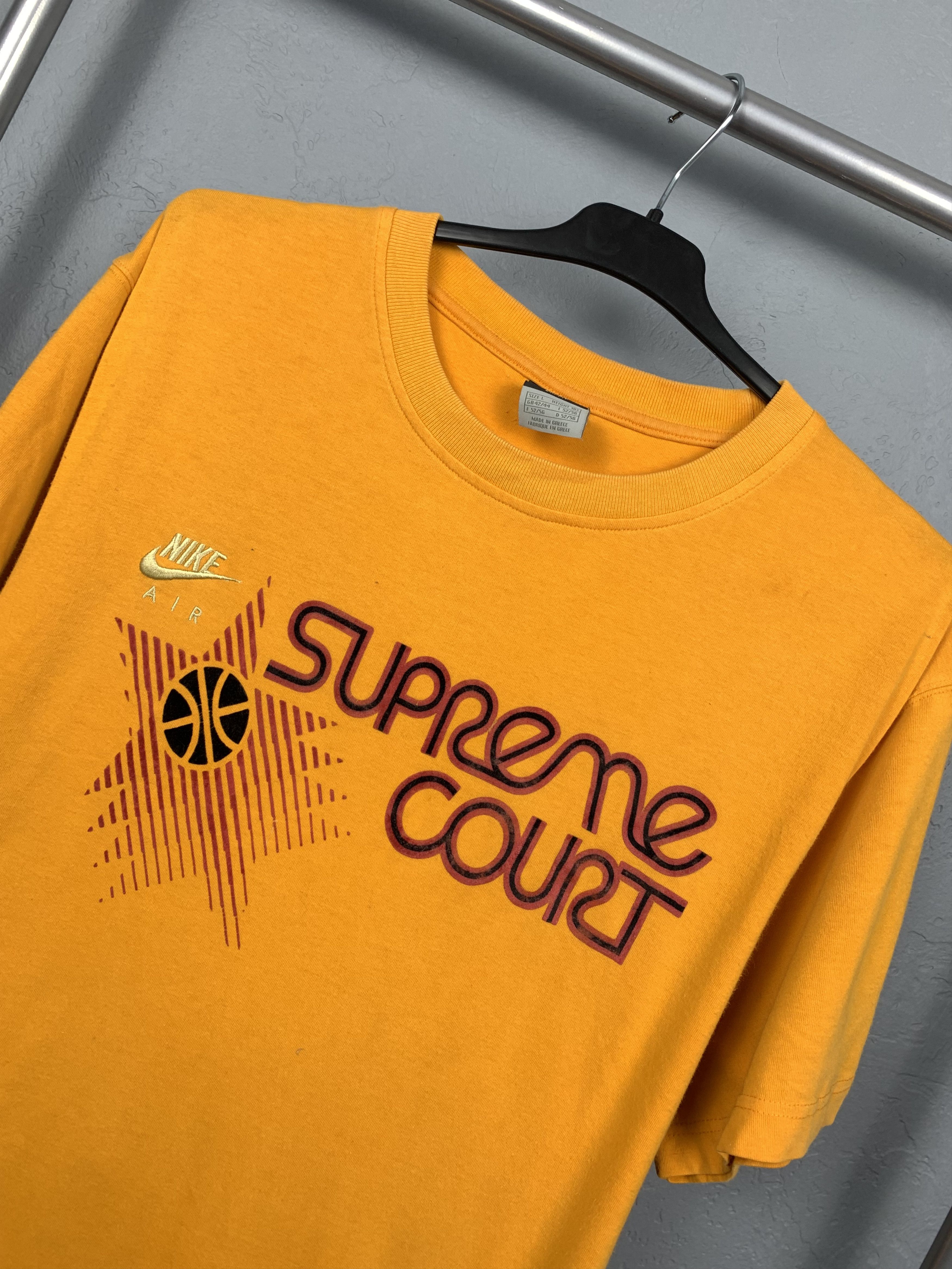 Nike × Vintage Vintage Nike Mens T-Shirt Supreme Court Tee Size US L / EU 52-54 / 3 - 2 Thumbnail