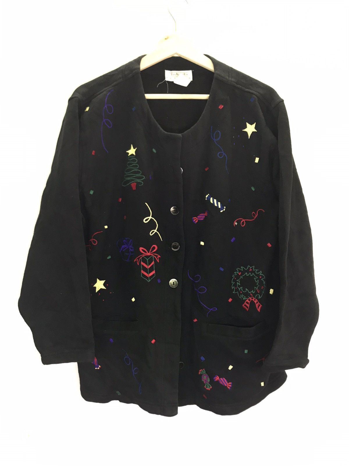 Vintage Talbots Petites Embroided Cardigan Jacket