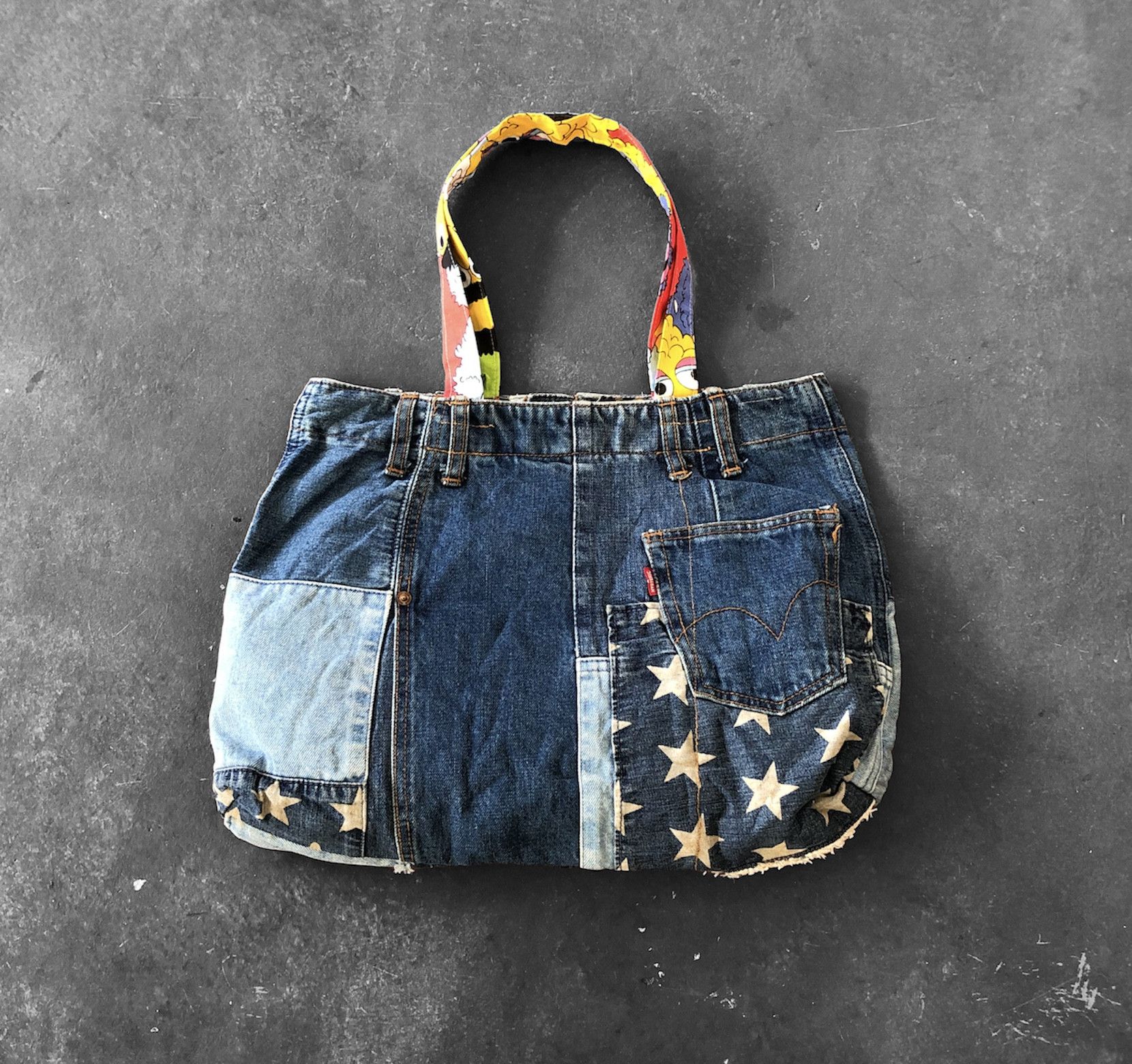 Hysteric Glamour OG HYSTERIC PATHCWORK JEANS TO BAG CUSTOM MADE Size ONE SIZE - 2 Thumbnail