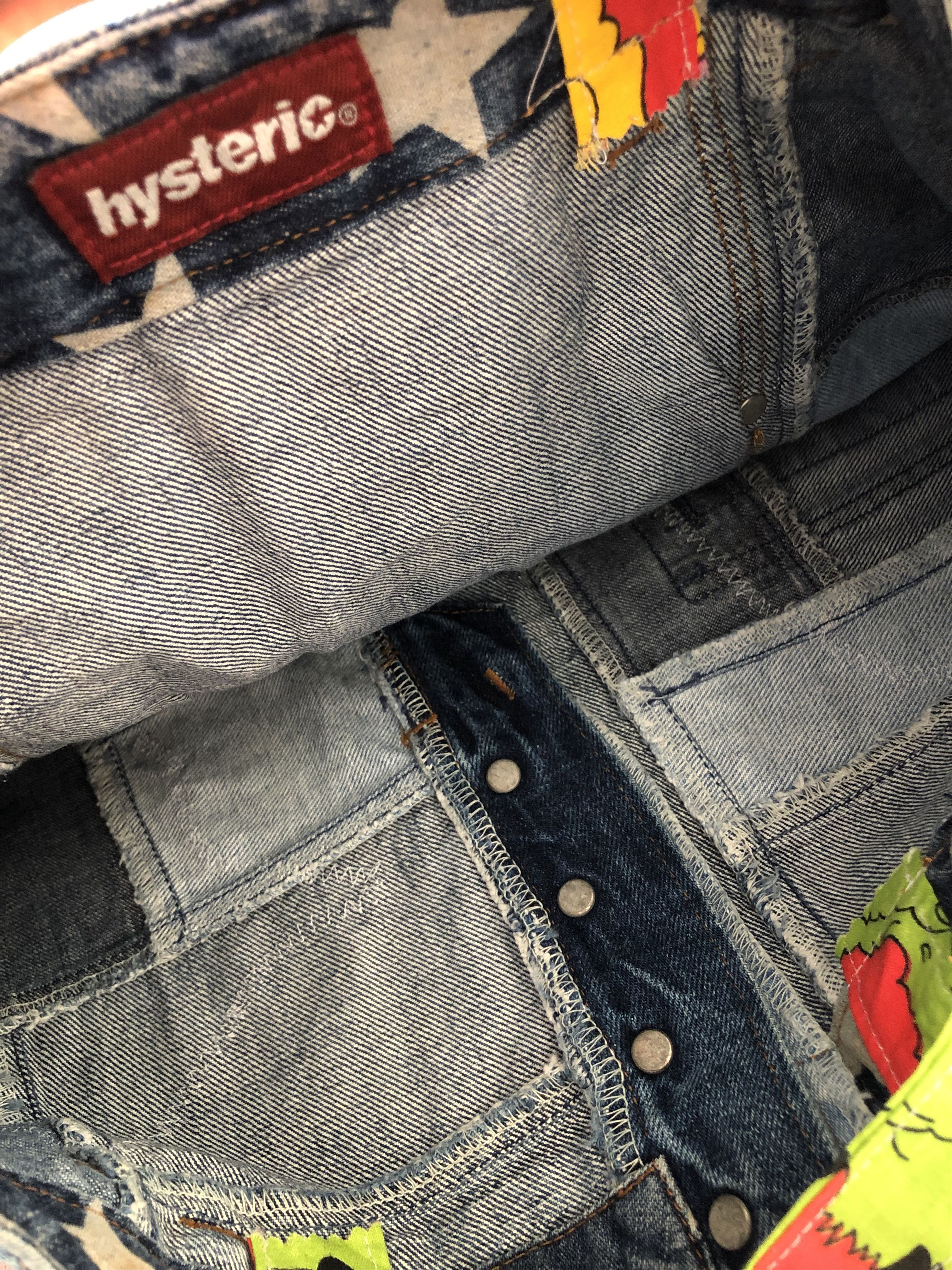 Hysteric Glamour OG HYSTERIC PATHCWORK JEANS TO BAG CUSTOM MADE Size ONE SIZE - 16 Thumbnail