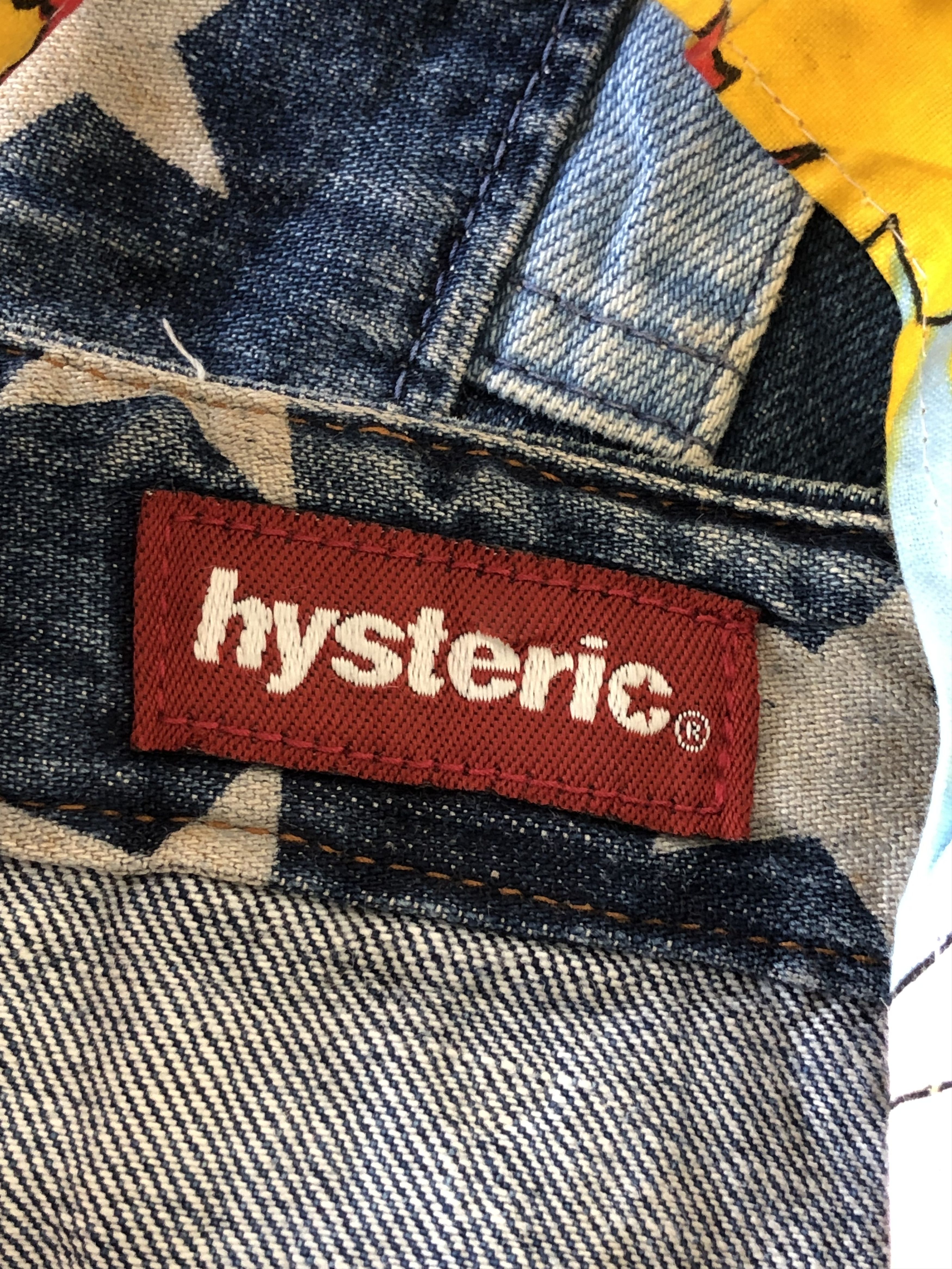Hysteric Glamour OG HYSTERIC PATHCWORK JEANS TO BAG CUSTOM MADE Size ONE SIZE - 13 Thumbnail