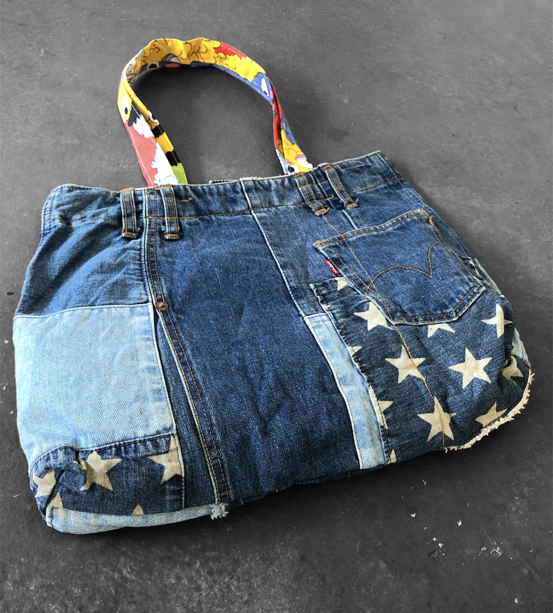 Hysteric Glamour OG HYSTERIC PATHCWORK JEANS TO BAG CUSTOM MADE Size ONE SIZE - 7 Thumbnail