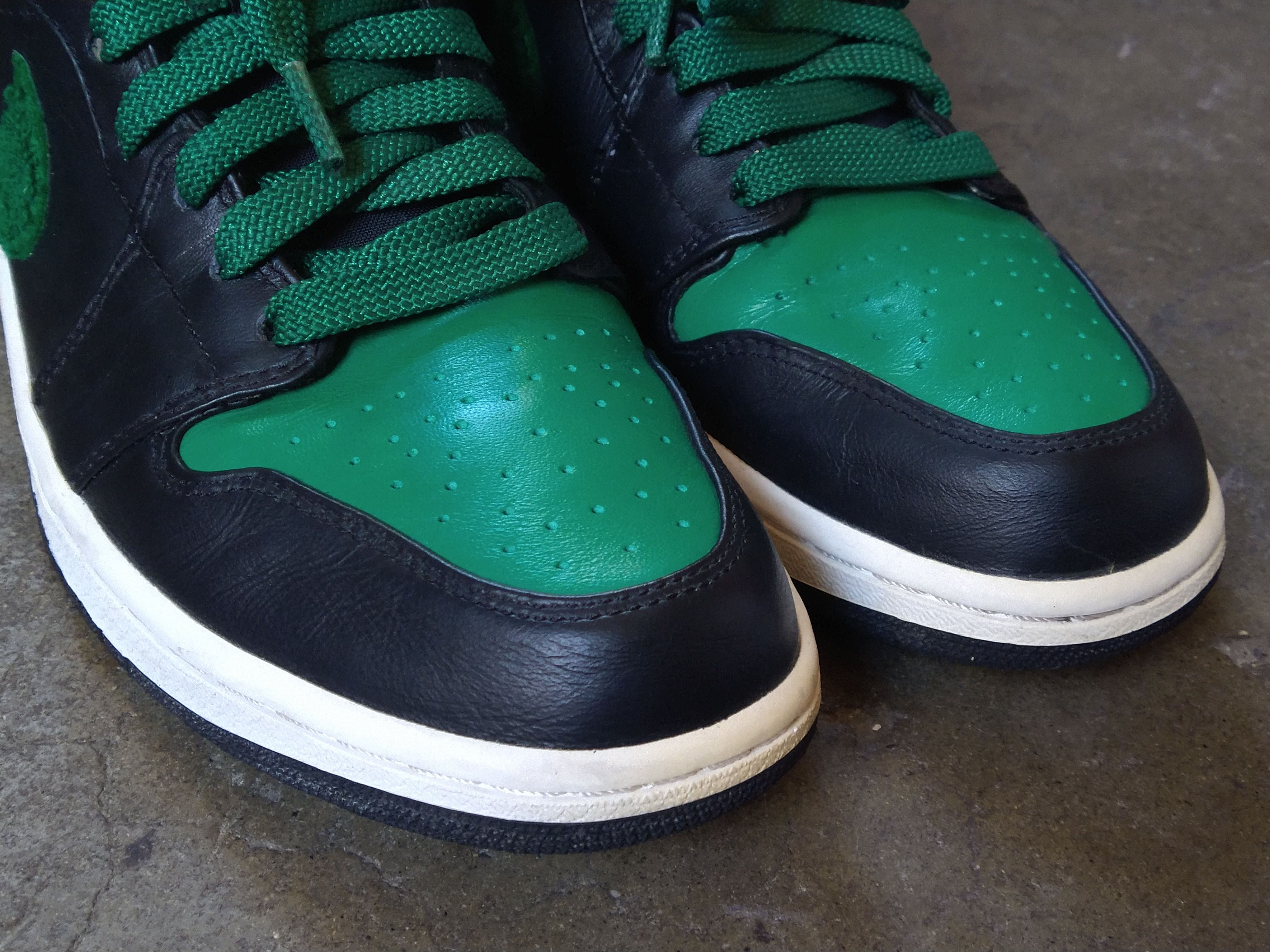 Jordan Brand Nike Air Jordan 1 Phat Premier Size 10 Celtics 375173-031 Size US 10 / EU 43 - 3 Thumbnail