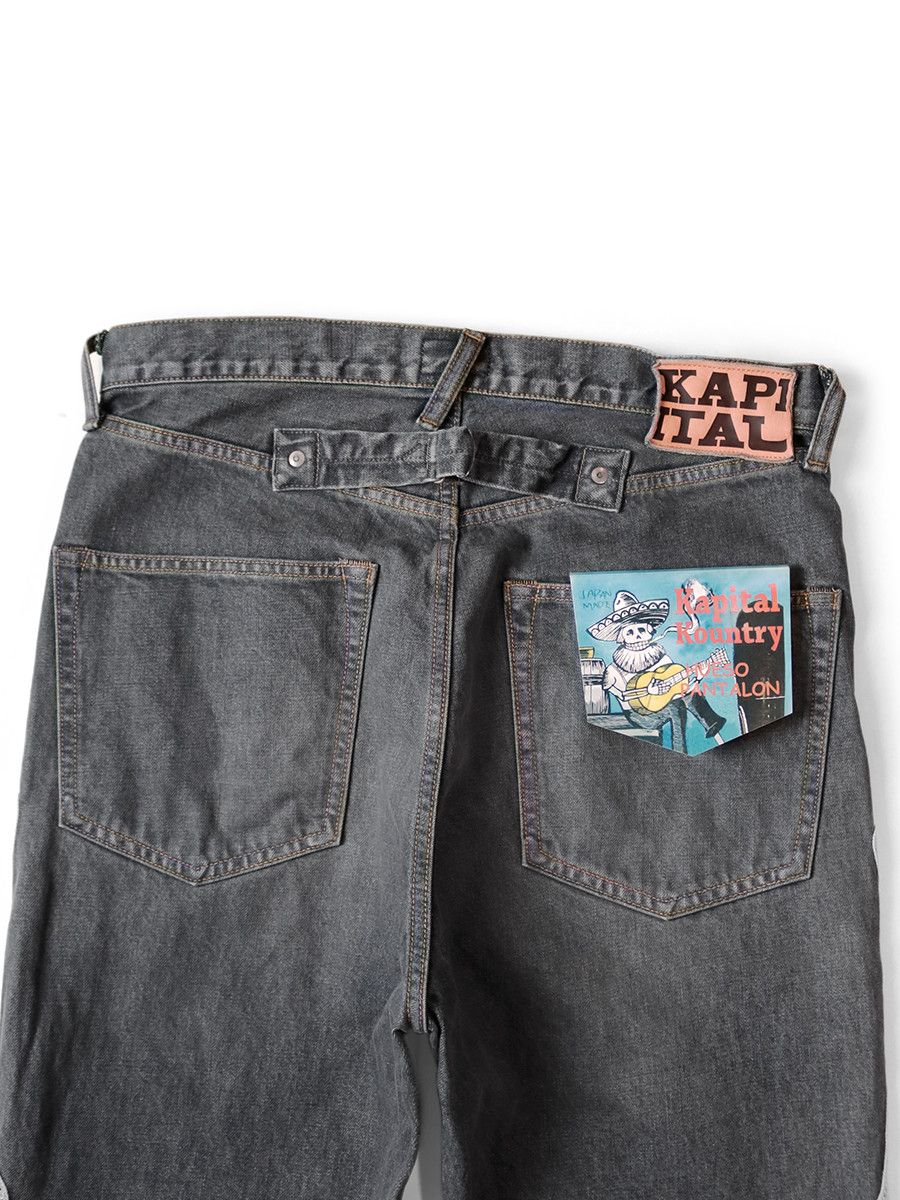 Kapital Kapital 14oz Black Denim Mexican Tuxedo 5 Pocket OKAGILLY Size US 36 / EU 52 - 7 Thumbnail