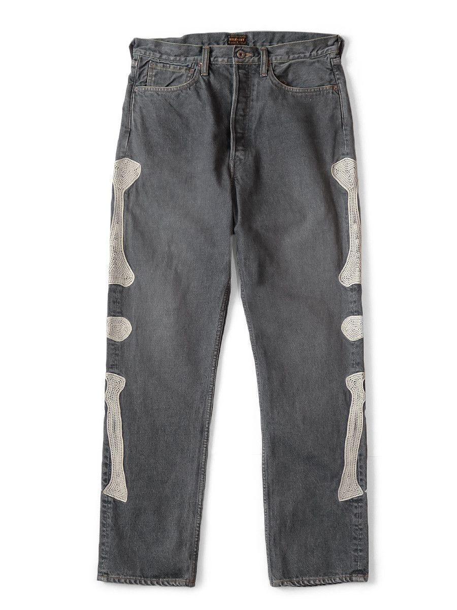 Kapital Kapital 14oz Black Denim Mexican Tuxedo 5 Pocket OKAGILLY Size US 36 / EU 52 - 2 Thumbnail
