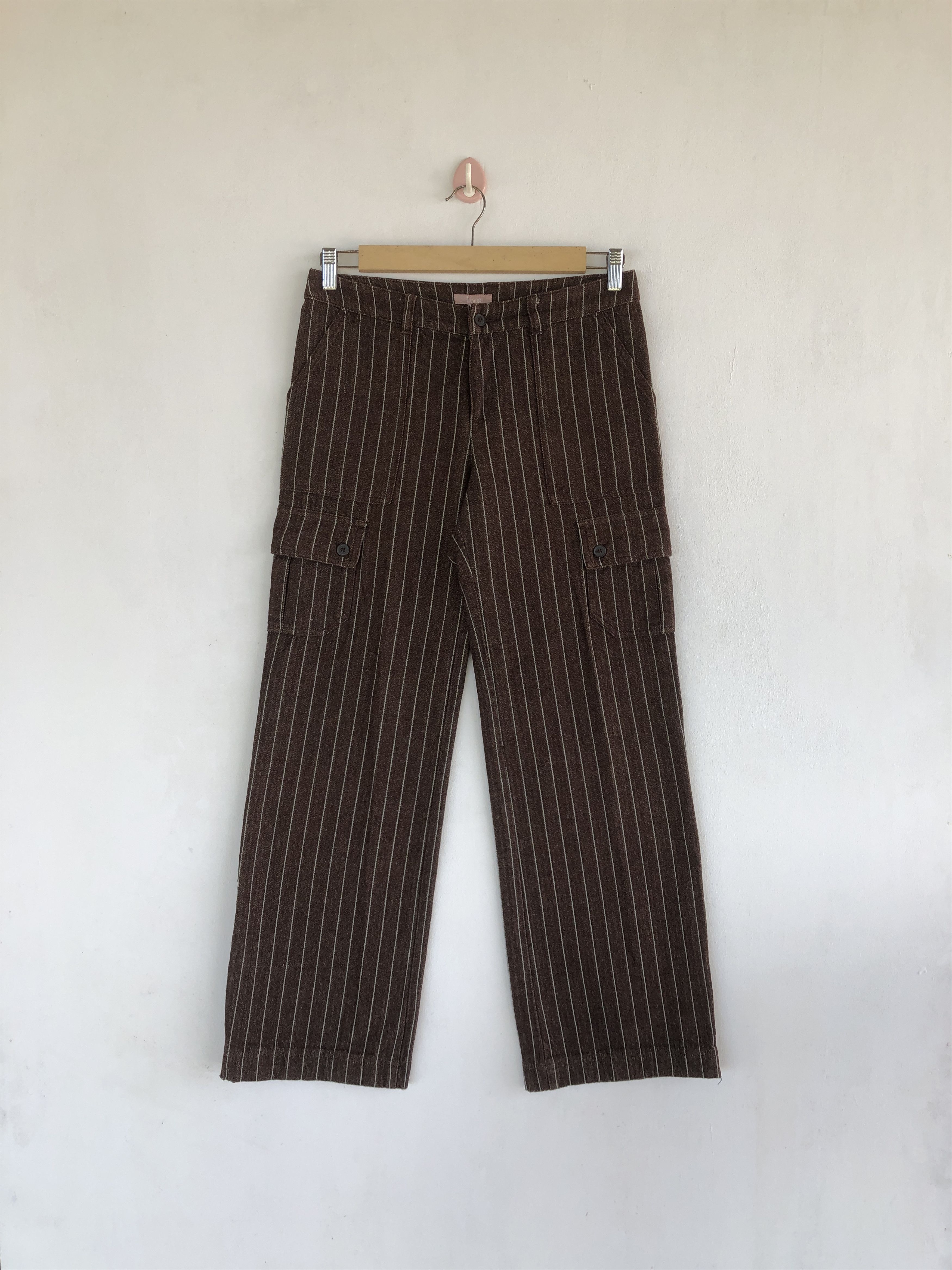 Japanese Brand × Vintage Intes Cargo Pants Japanese Multi Pocket Utility Trousers Size 29" - 1 Thumbnail