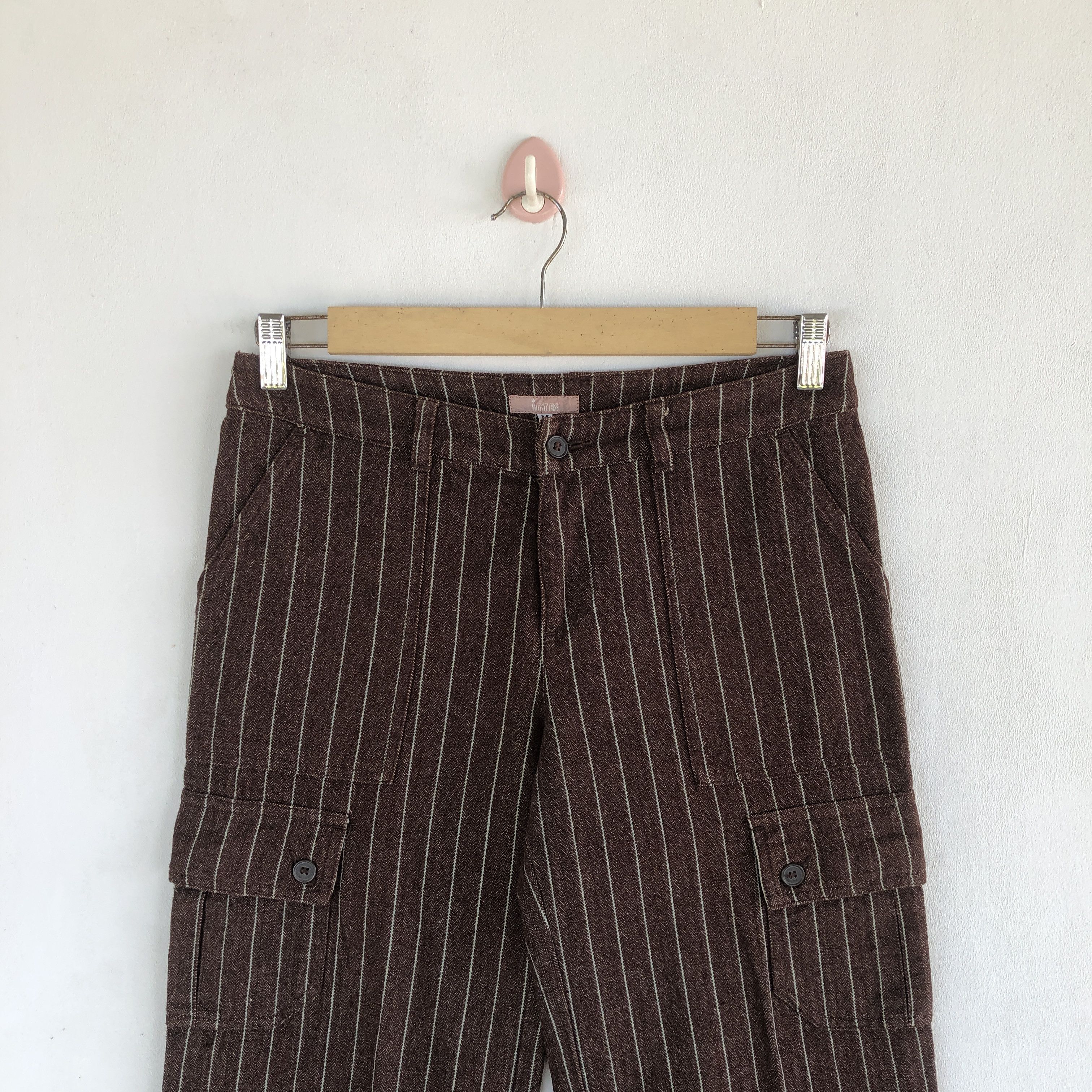 Japanese Brand × Vintage Intes Cargo Pants Japanese Multi Pocket Utility Trousers Size 29" - 3 Thumbnail