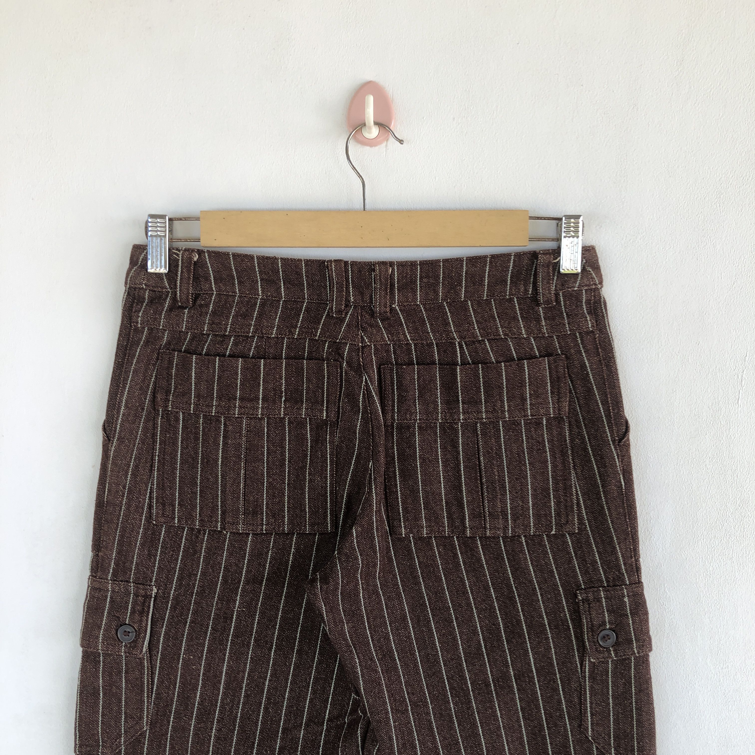 Japanese Brand × Vintage Intes Cargo Pants Japanese Multi Pocket Utility Trousers Size 29" - 4 Thumbnail