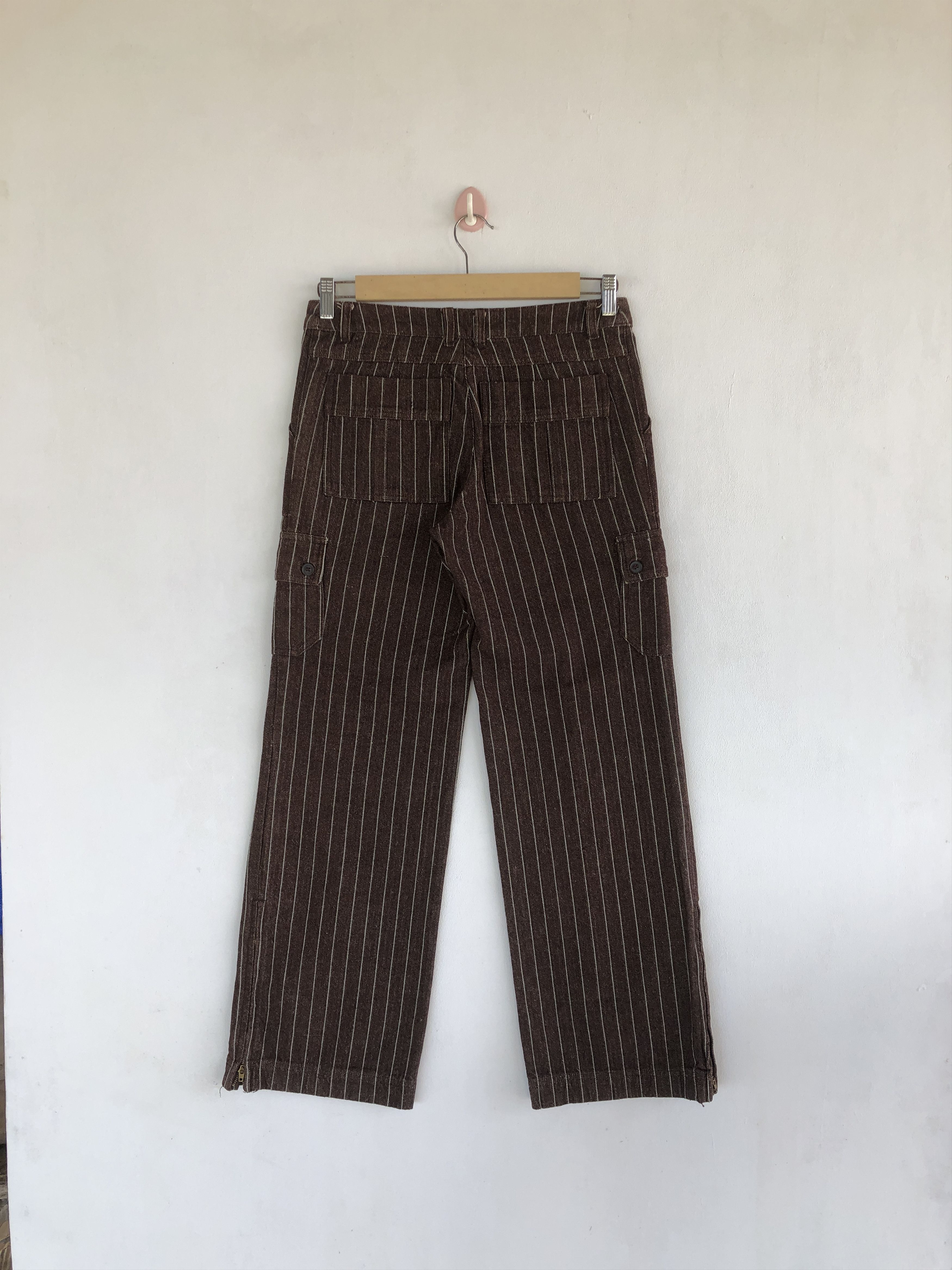 Japanese Brand × Vintage Intes Cargo Pants Japanese Multi Pocket Utility Trousers Size 29" - 2 Thumbnail