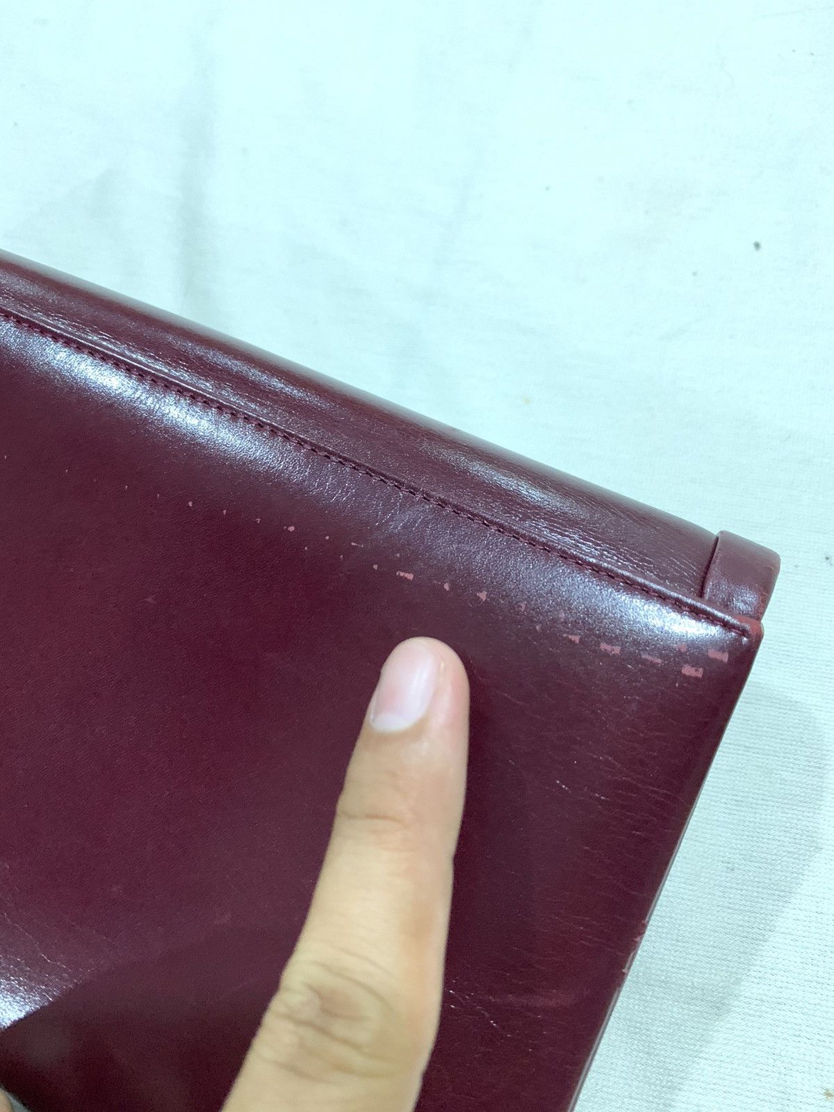 Pierre Balmain × Vintage VINTAGE PIERRE BALMAIN LEATHER CLUTCH BAG Size ONE SIZE - 6 Thumbnail