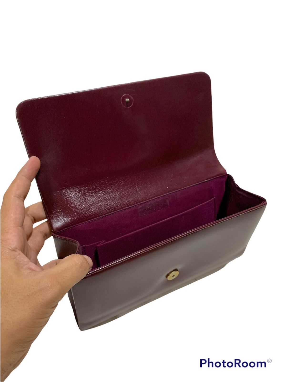 Pierre Balmain × Vintage VINTAGE PIERRE BALMAIN LEATHER CLUTCH BAG Size ONE SIZE - 4 Thumbnail
