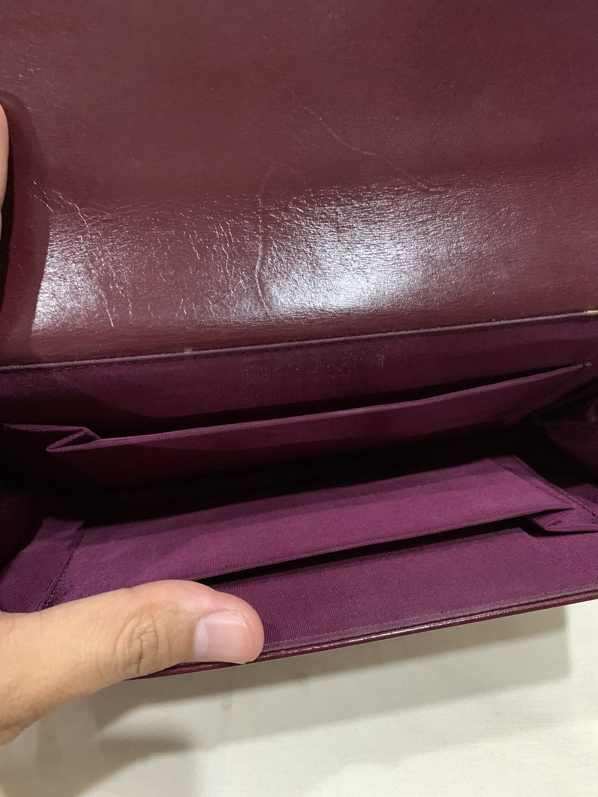Pierre Balmain × Vintage VINTAGE PIERRE BALMAIN LEATHER CLUTCH BAG Size ONE SIZE - 7 Thumbnail