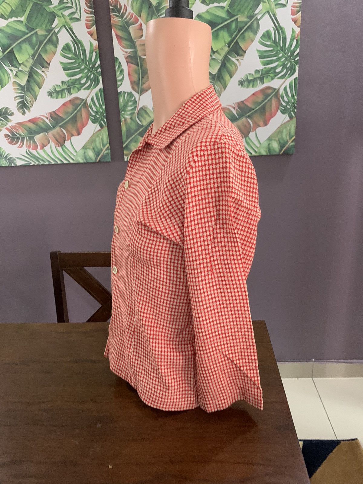 Comme des Garcons VINTAGE CDG TRICOT HOUNDSTOOTH PATTERN TOP SHIRT Size US XS / EU 42 / 0 - 9 Thumbnail