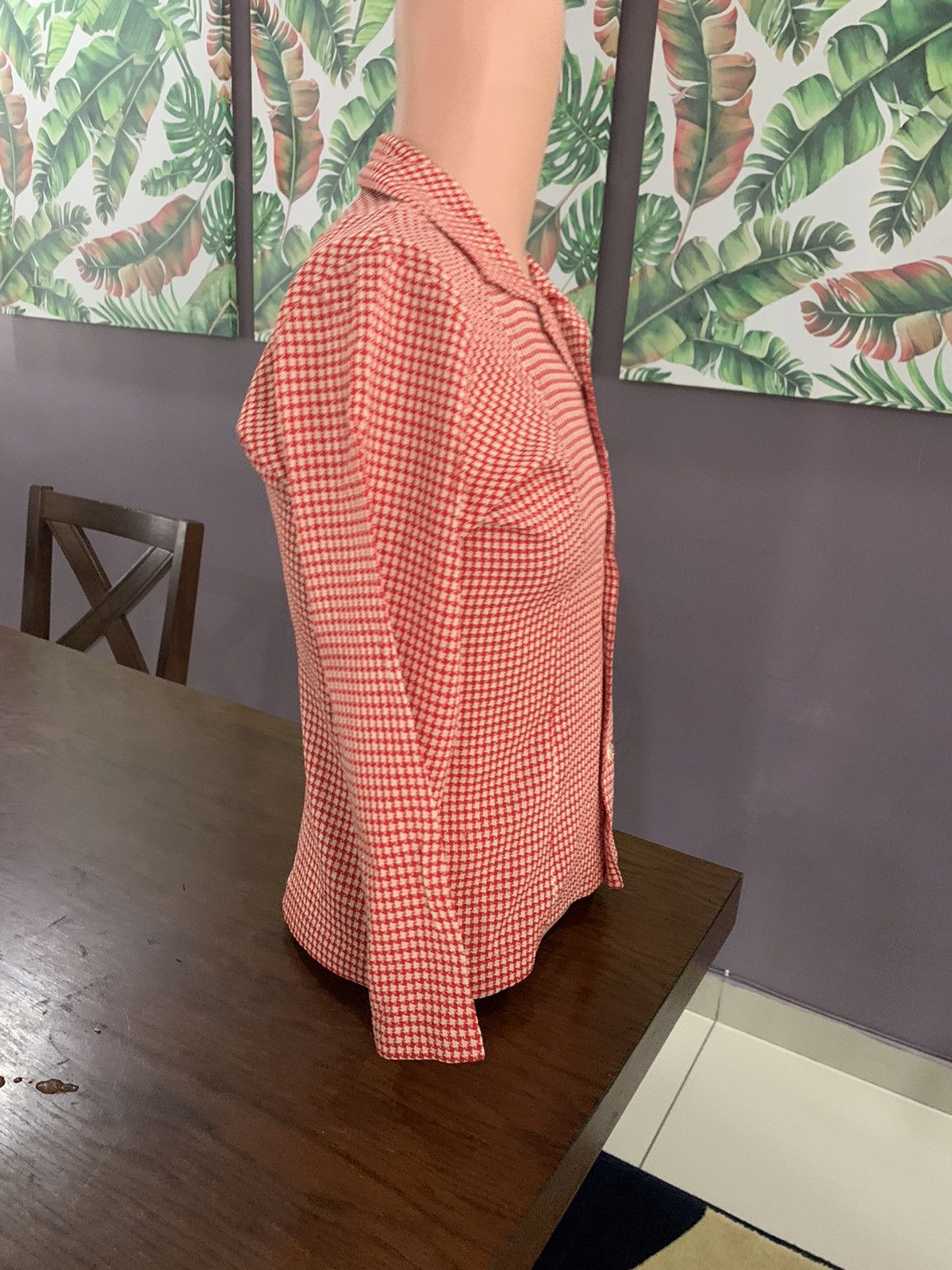 Comme des Garcons VINTAGE CDG TRICOT HOUNDSTOOTH PATTERN TOP SHIRT Size US XS / EU 42 / 0 - 7 Thumbnail