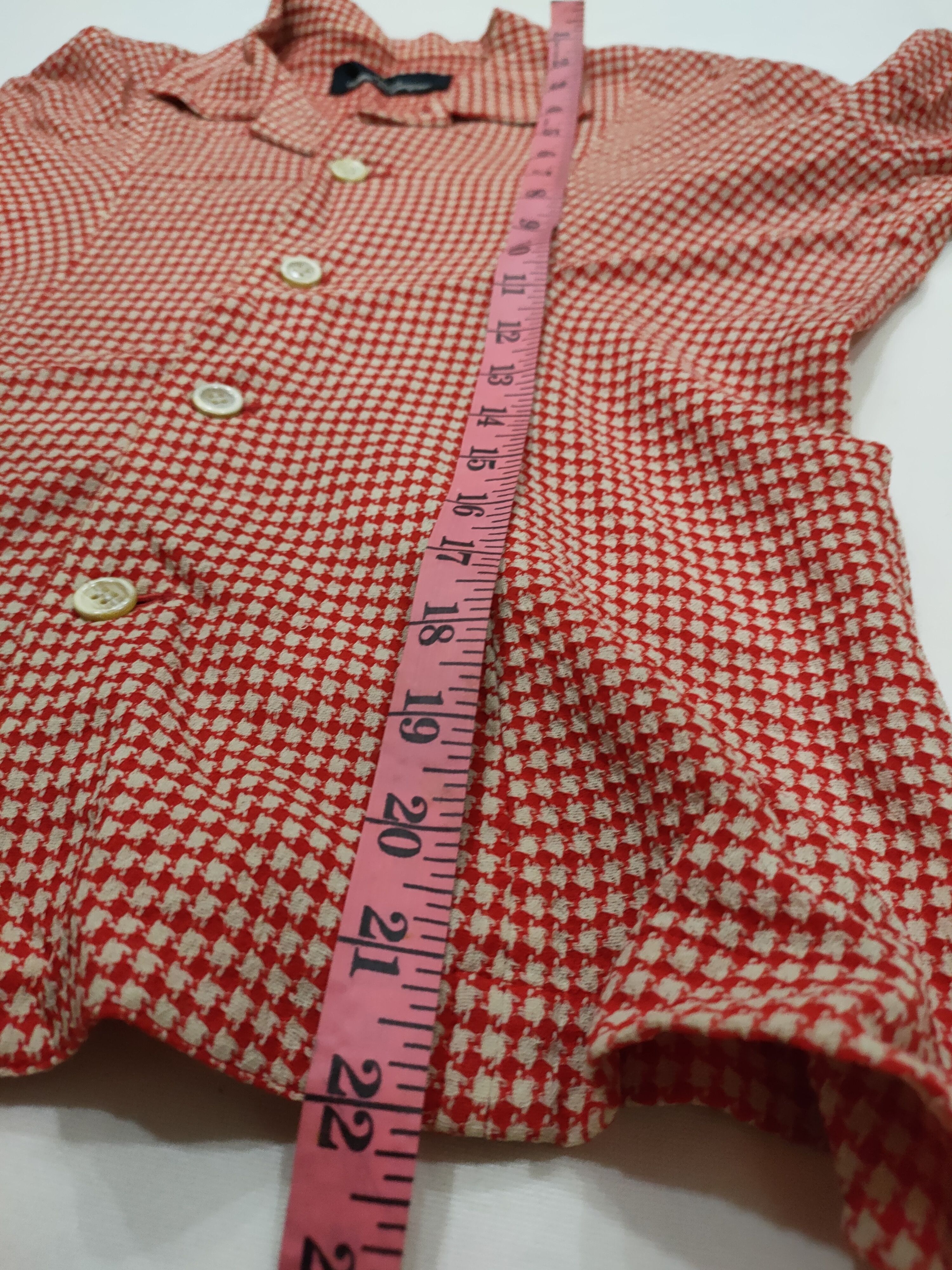 Comme des Garcons VINTAGE CDG TRICOT HOUNDSTOOTH PATTERN TOP SHIRT Size US XS / EU 42 / 0 - 5 Thumbnail