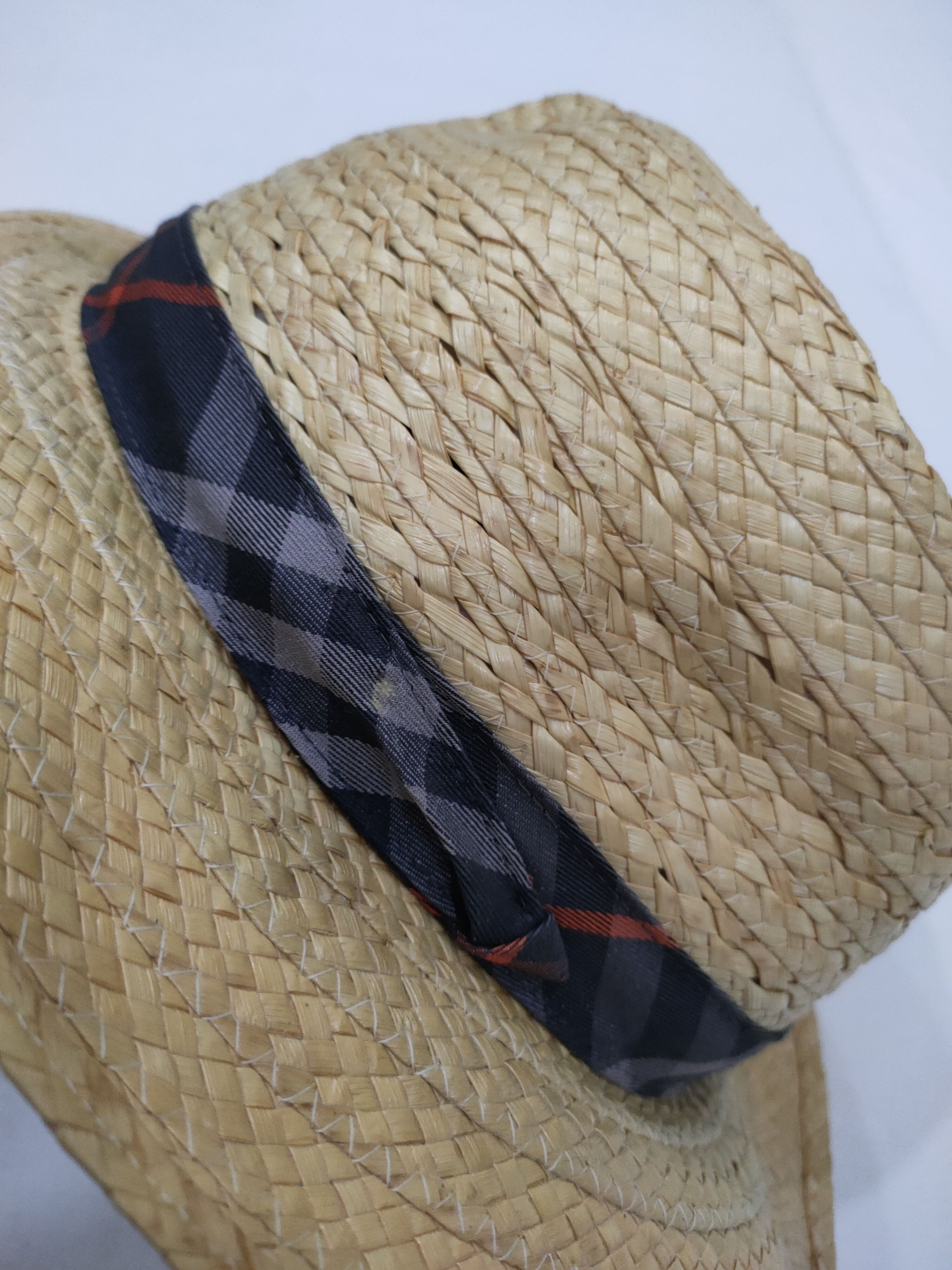 Burberry × Vintage VINTAGE BURBERRY STRAW HAT Size ONE SIZE - 6 Thumbnail