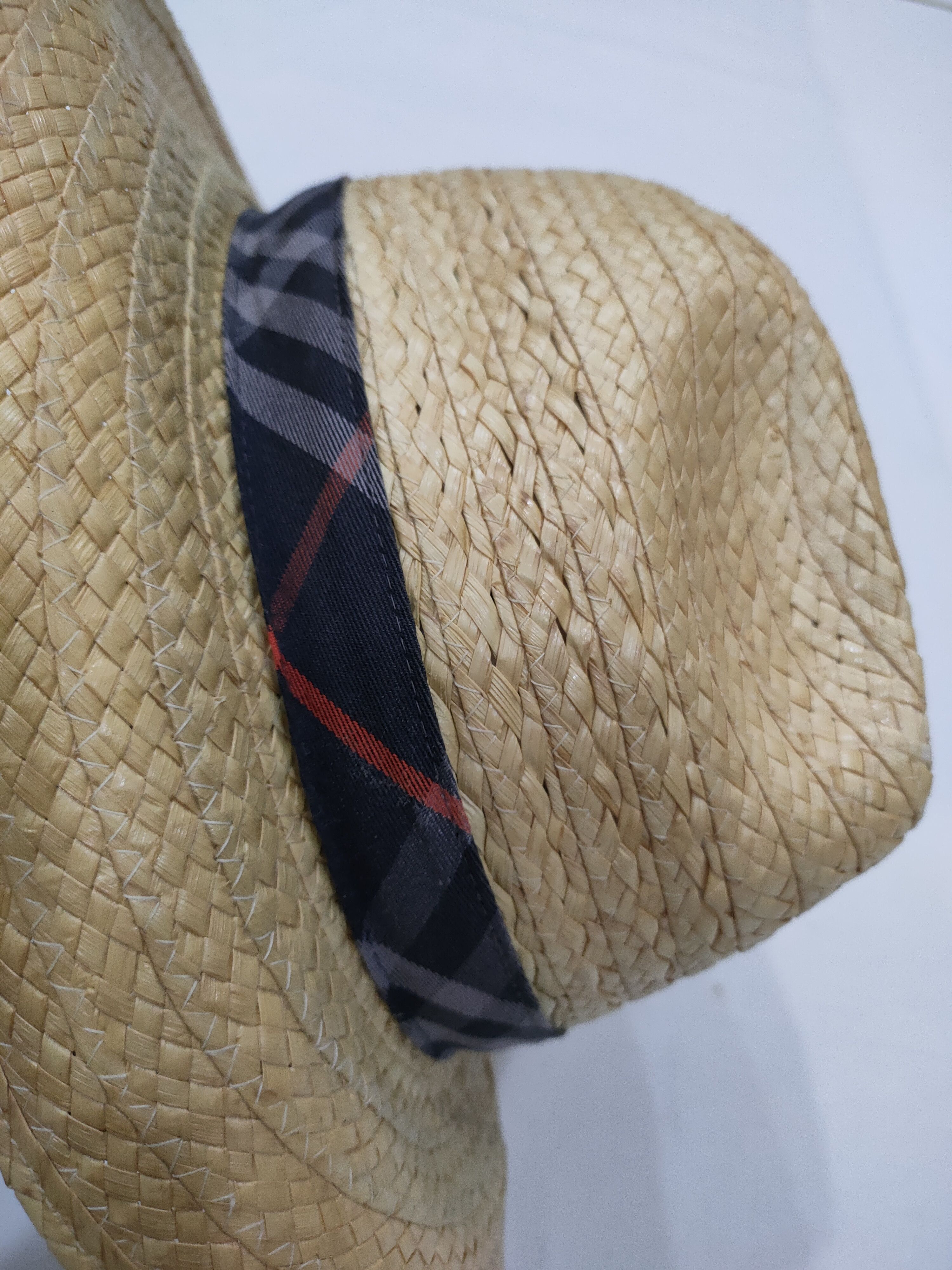 Burberry × Vintage VINTAGE BURBERRY STRAW HAT Size ONE SIZE - 7 Thumbnail