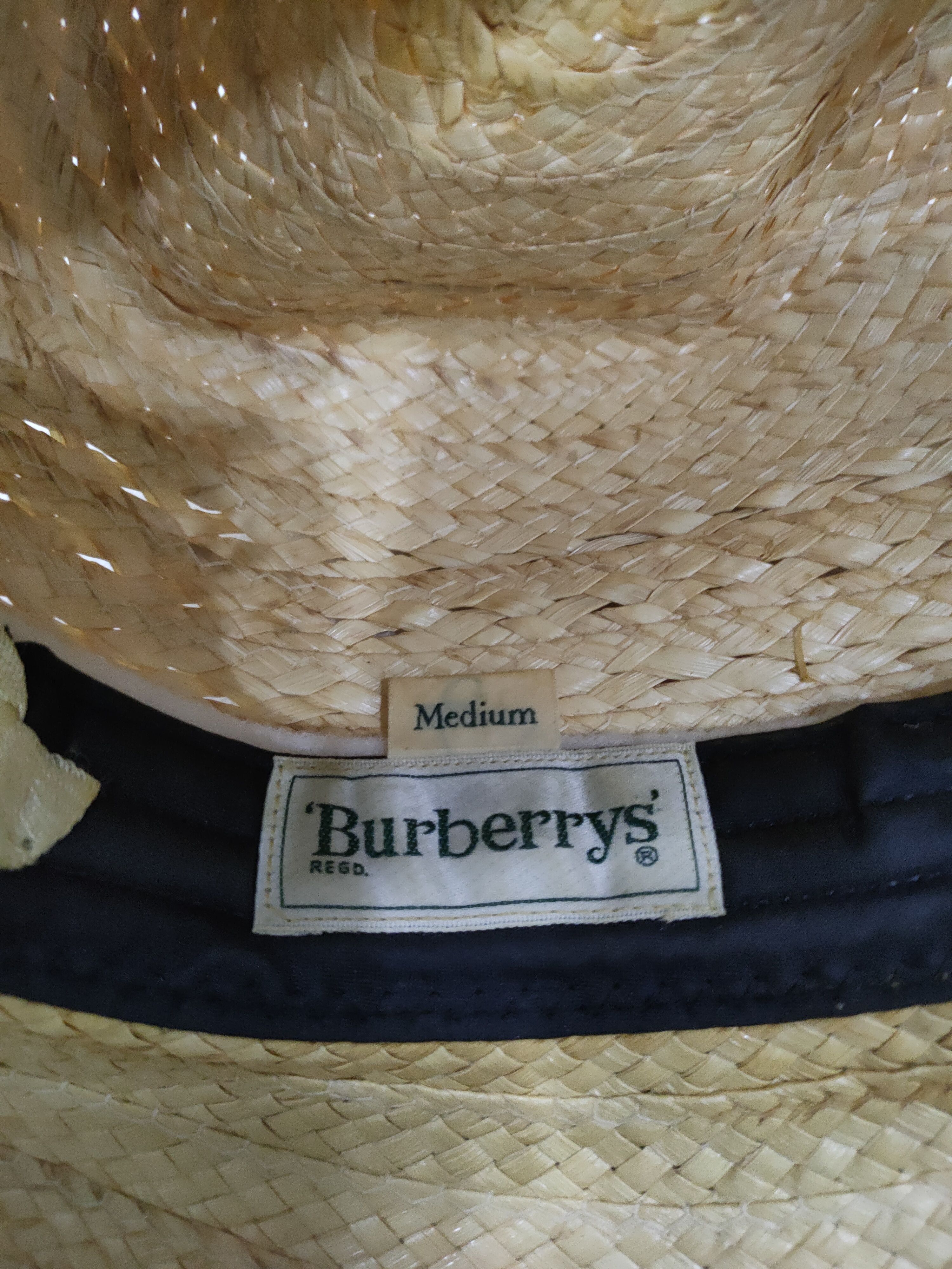 Burberry × Vintage VINTAGE BURBERRY STRAW HAT Size ONE SIZE - 5 Thumbnail