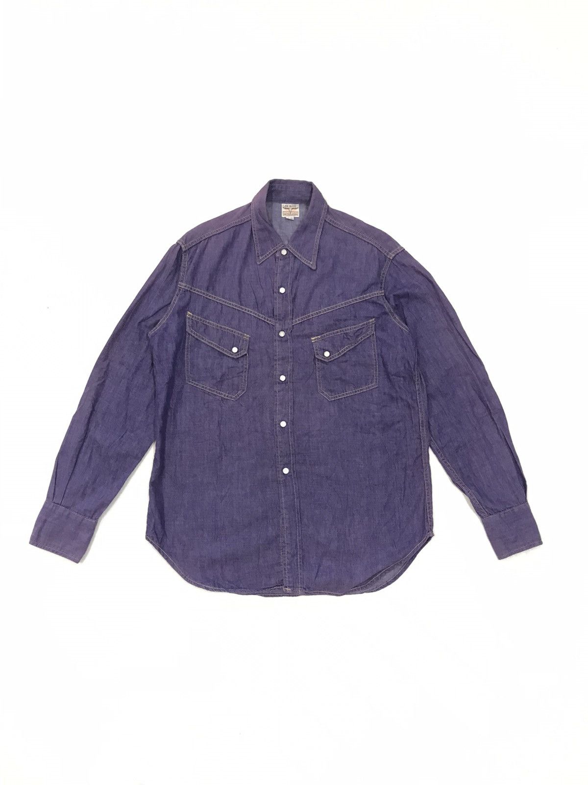 The Real McCoy's JOE REAL MCCOY WESTERN RANCHMAN LOT 105 SHIRT BUTTON UP Size US M / EU 48-50 / 2 - 1 Thumbnail