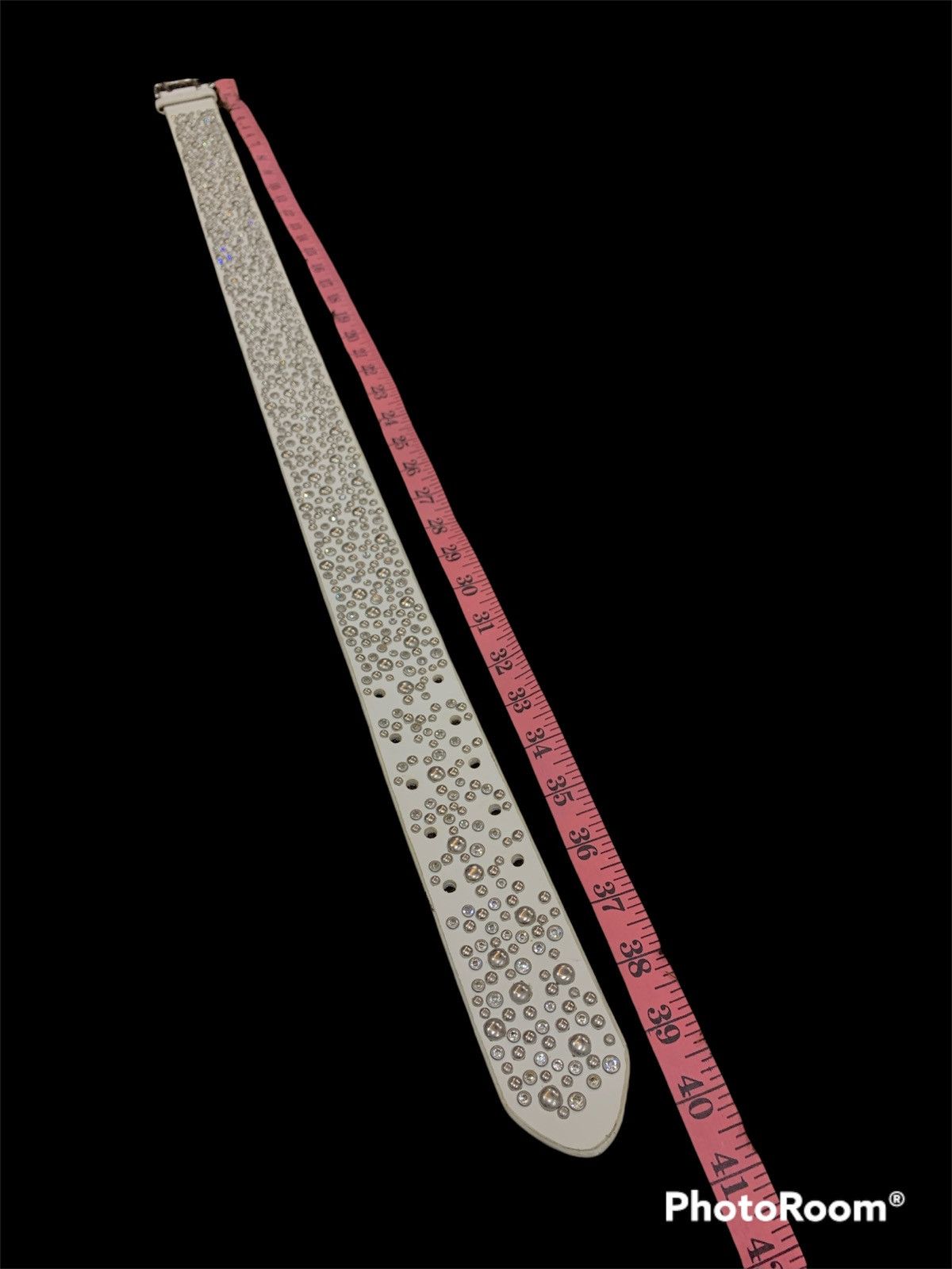 Hurley FULL RHINESTONES STUDDED BELT Size 34 - 5 Thumbnail