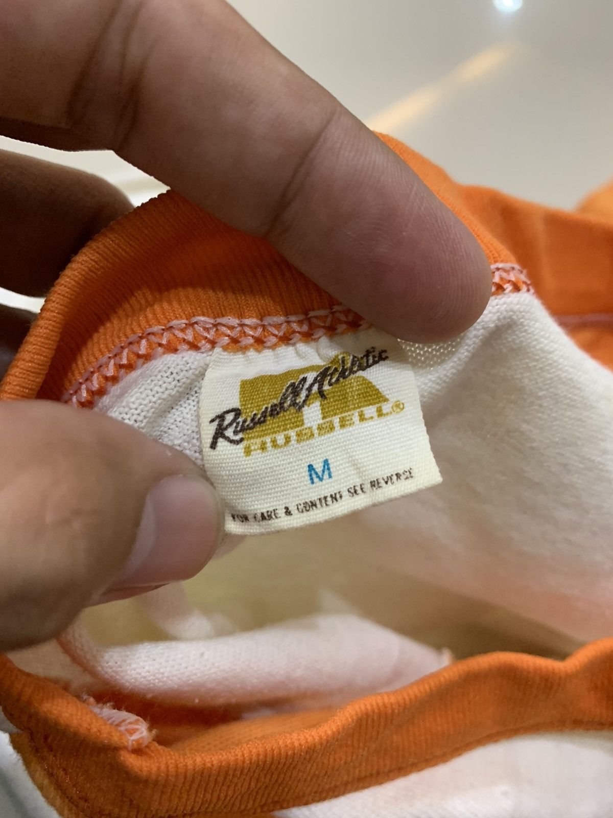 Russell Athletic × Vintage 1970s RUSSELL ATHLETIC RAGLAN SHIRT PLAIN Size US M / EU 48-50 / 2 - 7 Thumbnail