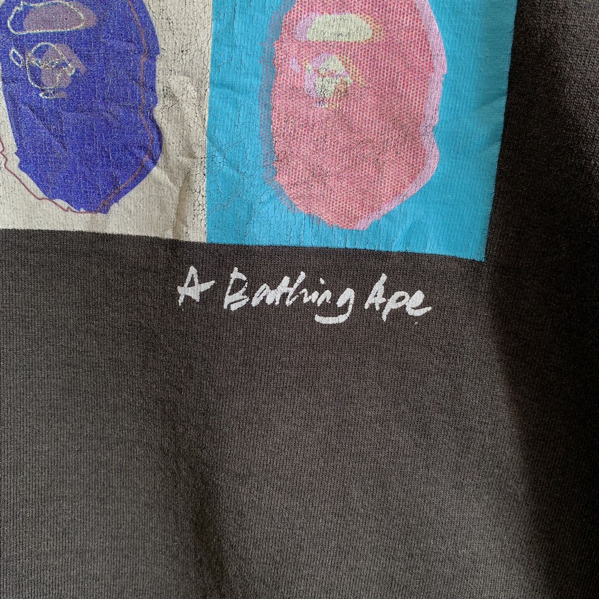 Bape Vintage A Bathing Ape Sunfaded Crewneck Sweatshirt Size US M / EU 48-50 / 2 - 3 Thumbnail