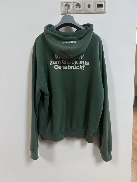 Vetements Vetements Tourist German hoodie 2018 Grailed