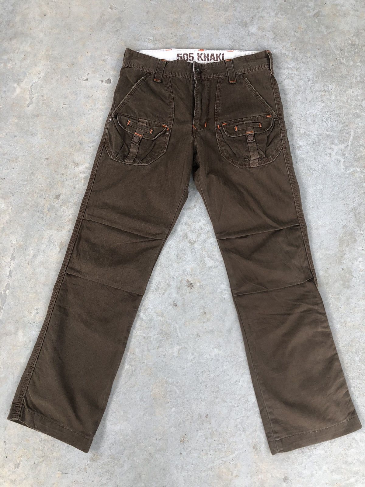 Edwin edwin 505 KHAKI cargo pants bush pants buckle Size US 30 / EU 46 - 1 Thumbnail