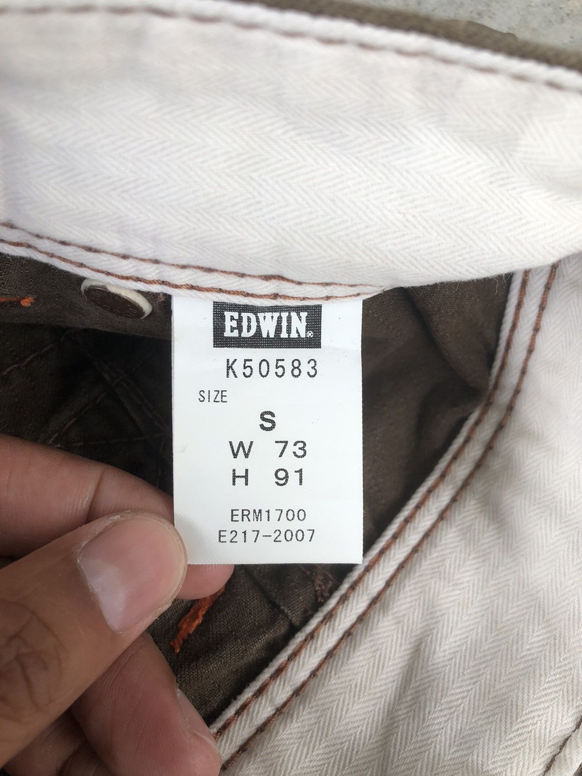 Edwin edwin 505 KHAKI cargo pants bush pants buckle Size US 30 / EU 46 - 11 Thumbnail