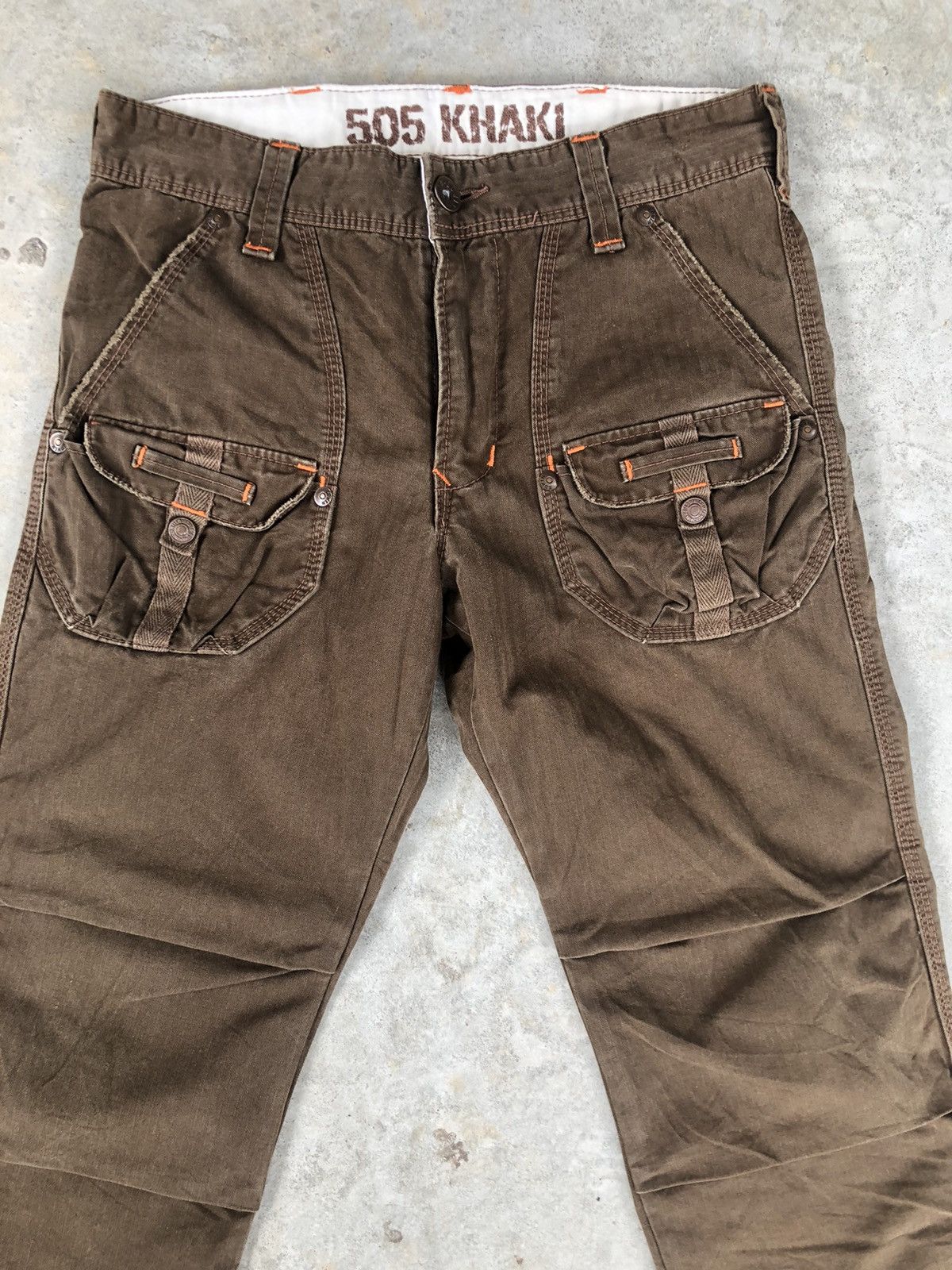 Edwin edwin 505 KHAKI cargo pants bush pants buckle Size US 30 / EU 46 - 3 Thumbnail
