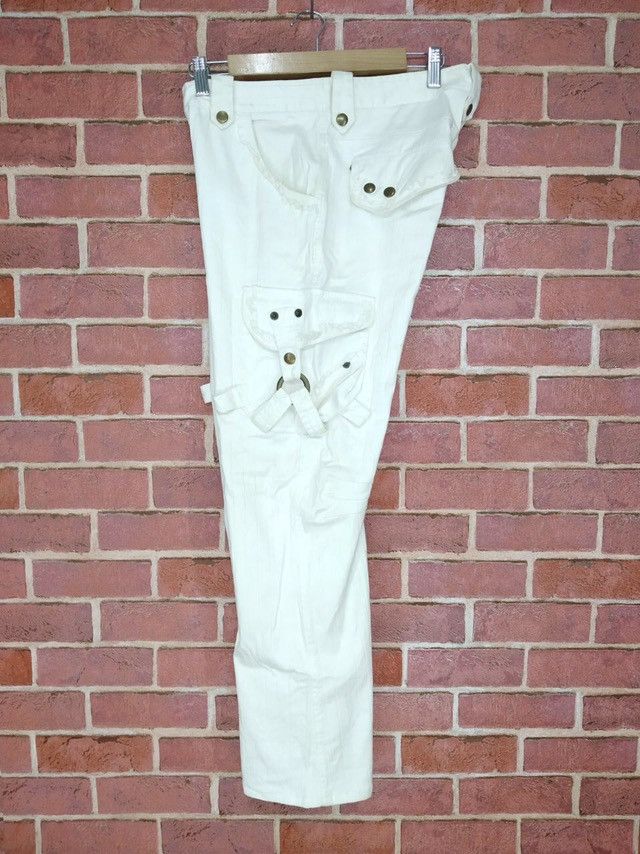 Japanese Brand Vintage Apestein Parachute Punk Tactical Pocket Side Panta Size US 33 - 3 Thumbnail