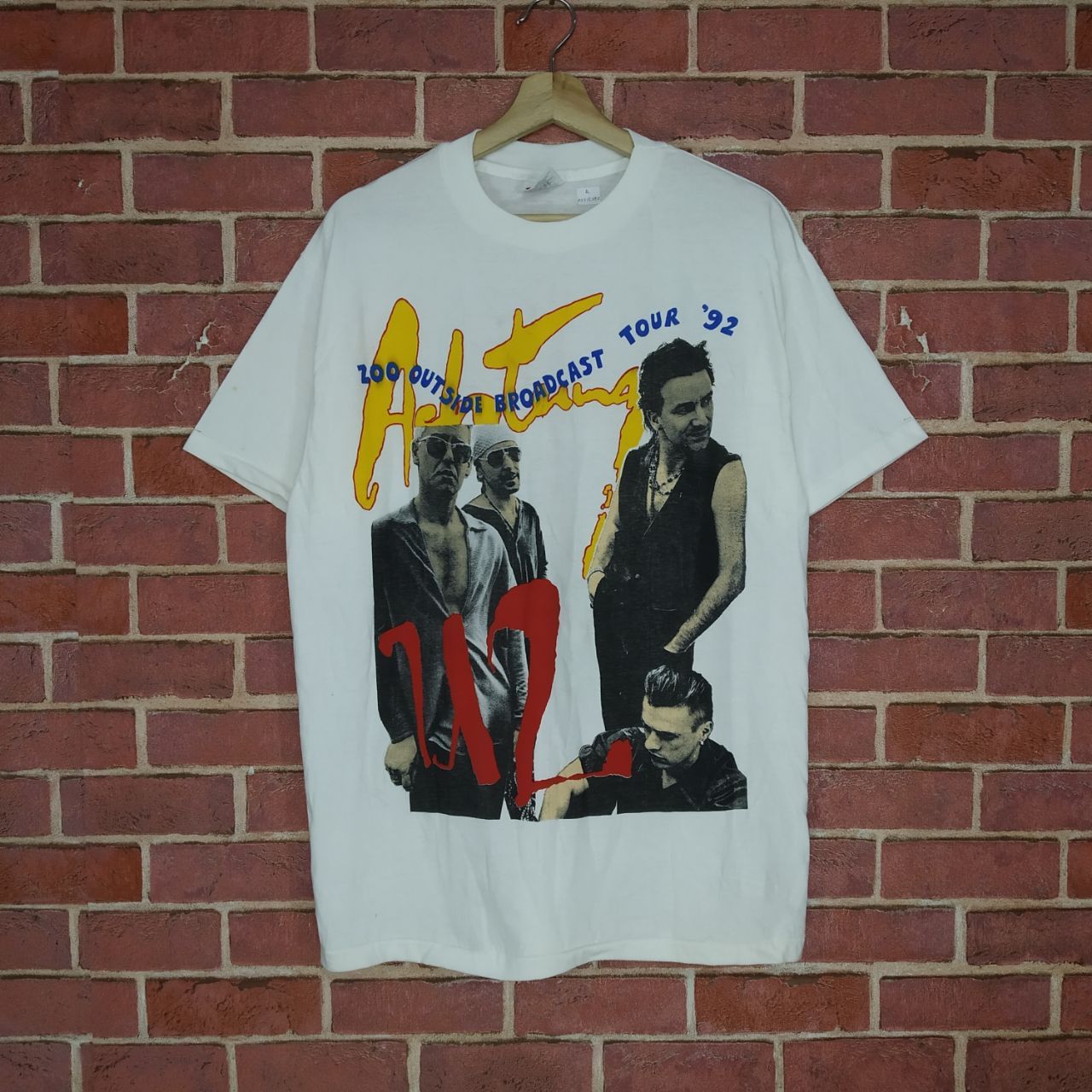 Band Tees Vintage U2 Alternative Rock Band Rock Tour Backprint Promo Size US L / EU 52-54 / 3 - 1 Thumbnail