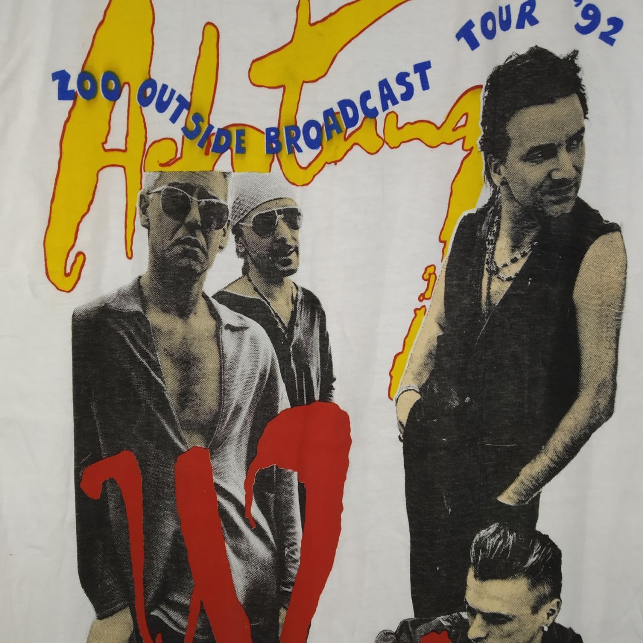 Band Tees Vintage U2 Alternative Rock Band Rock Tour Backprint Promo Size US L / EU 52-54 / 3 - 5 Thumbnail