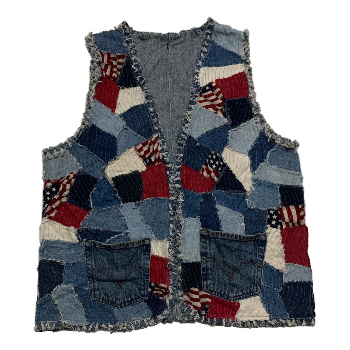 Japanese Brand × Other Patchwork Vest Inspired Kapital Undercover Junya Size US L / EU 52-54 / 3 - 1 Thumbnail