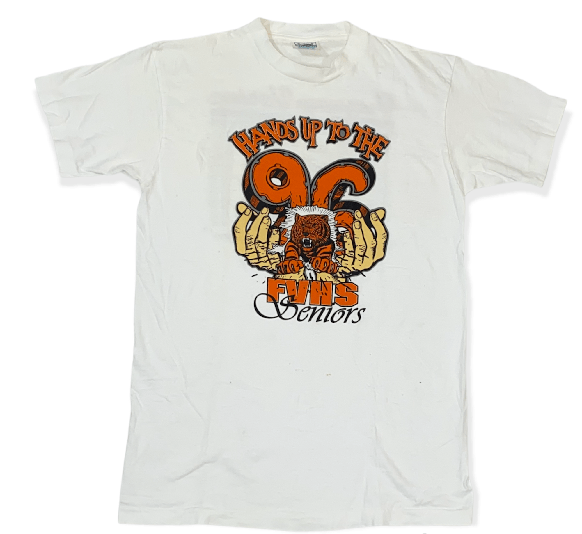 Vintage 🏁 Vintage '96 Seniors T-Shirt 🏁 Size US S / EU 44-46 / 1 - 1 Thumbnail
