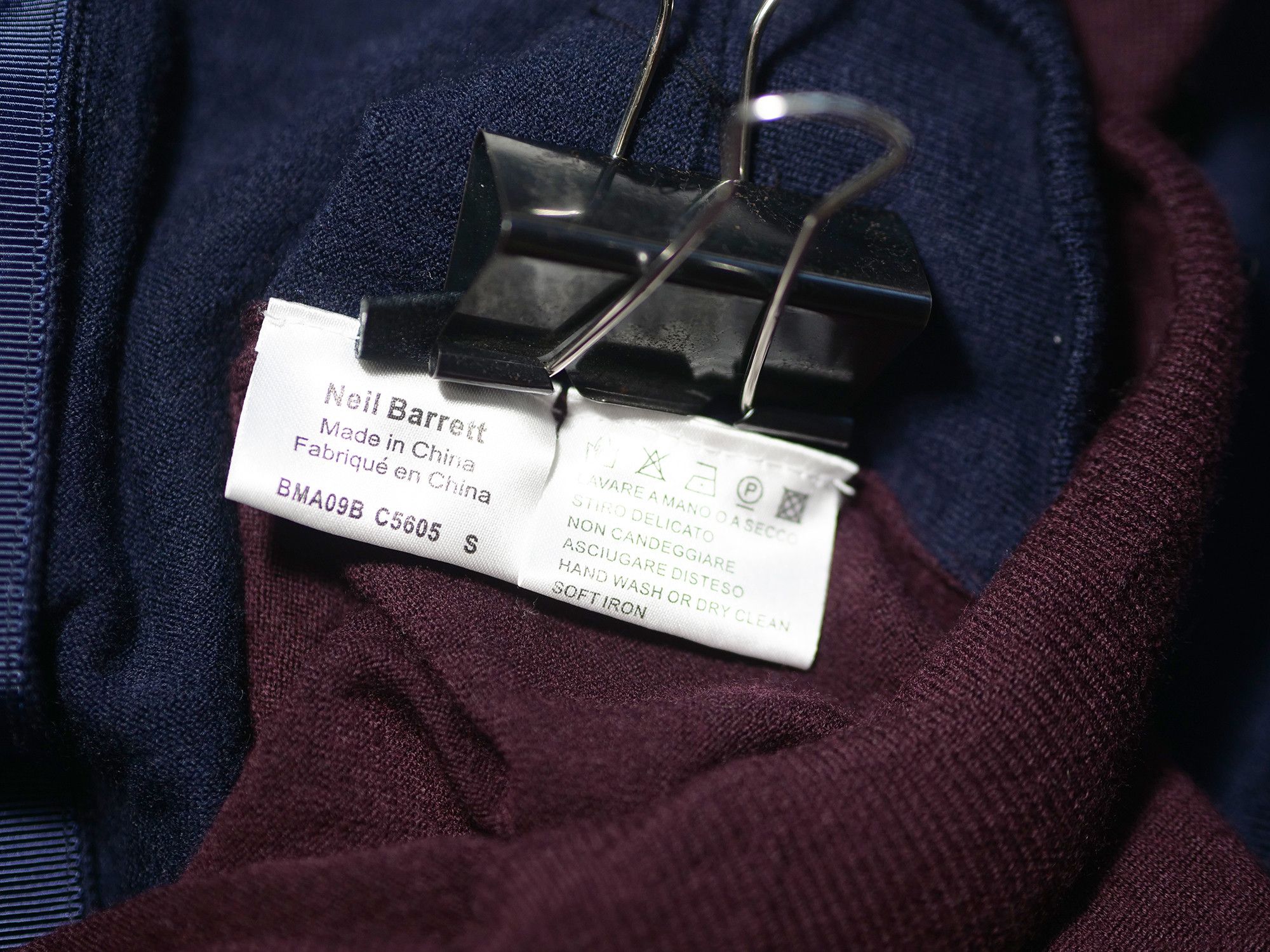 Neil Barrett wool cardigan