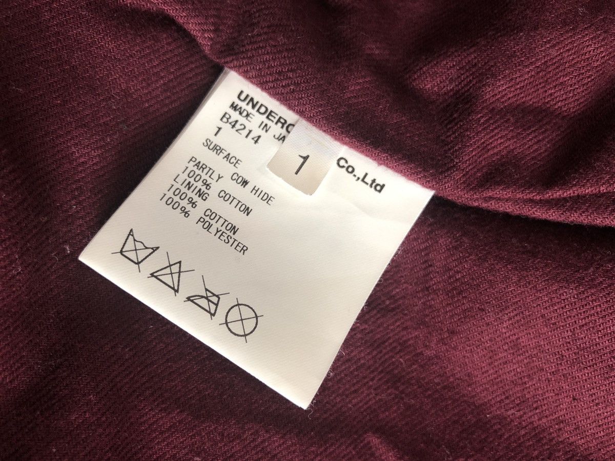 Undercover Undercover leather jacket Size US S / EU 44-46 / 1 - 8 Thumbnail