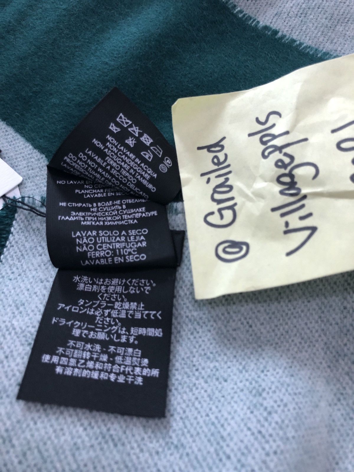 Balenciaga Balenciaga Logo-Jacquard Wool Scarf Size ONE SIZE - 8 Thumbnail
