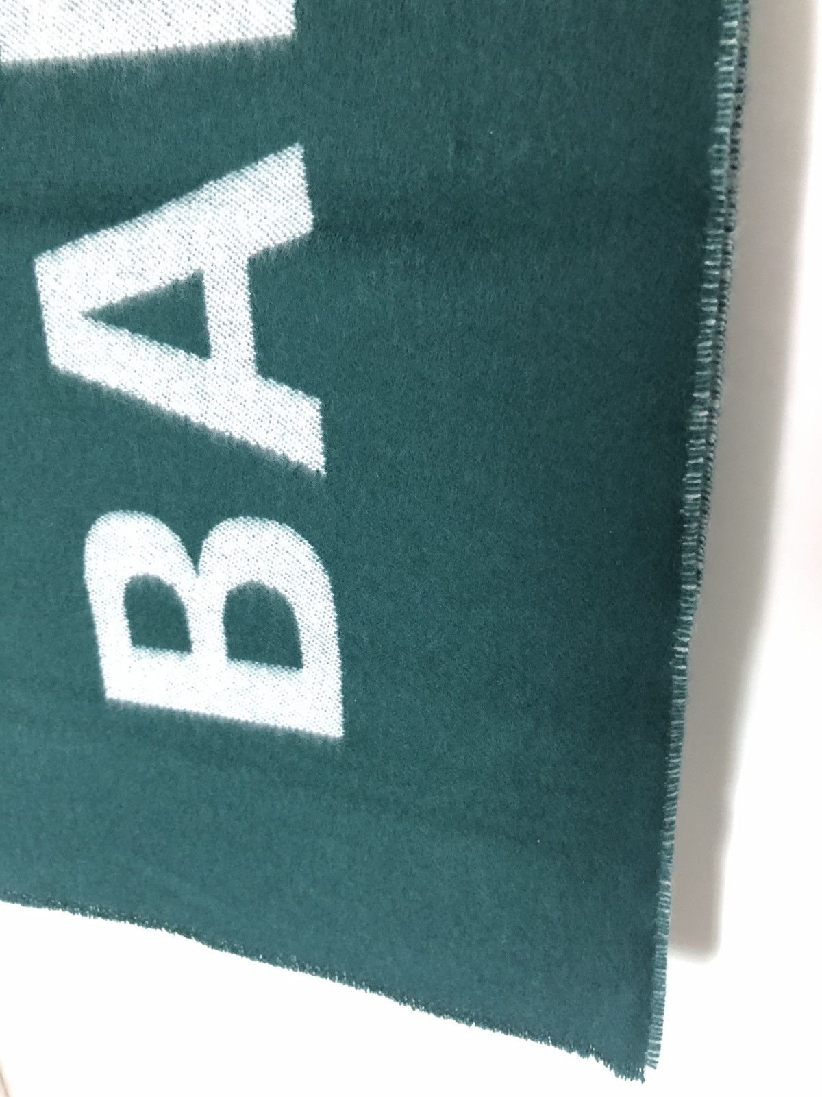 Balenciaga Balenciaga Logo-Jacquard Wool Scarf Size ONE SIZE - 5 Thumbnail