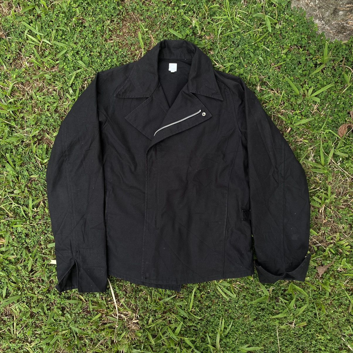 image of Avant Garde Jipijapa Cotton Jacket in Black, Men's (Size Medium)