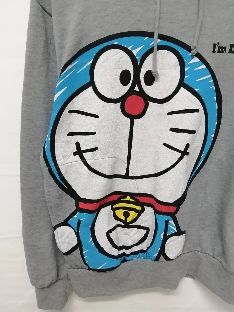 Japanese Brand DORAEMON Big Print Hoodie Size US L / EU 52-54 / 3 - 2 Thumbnail