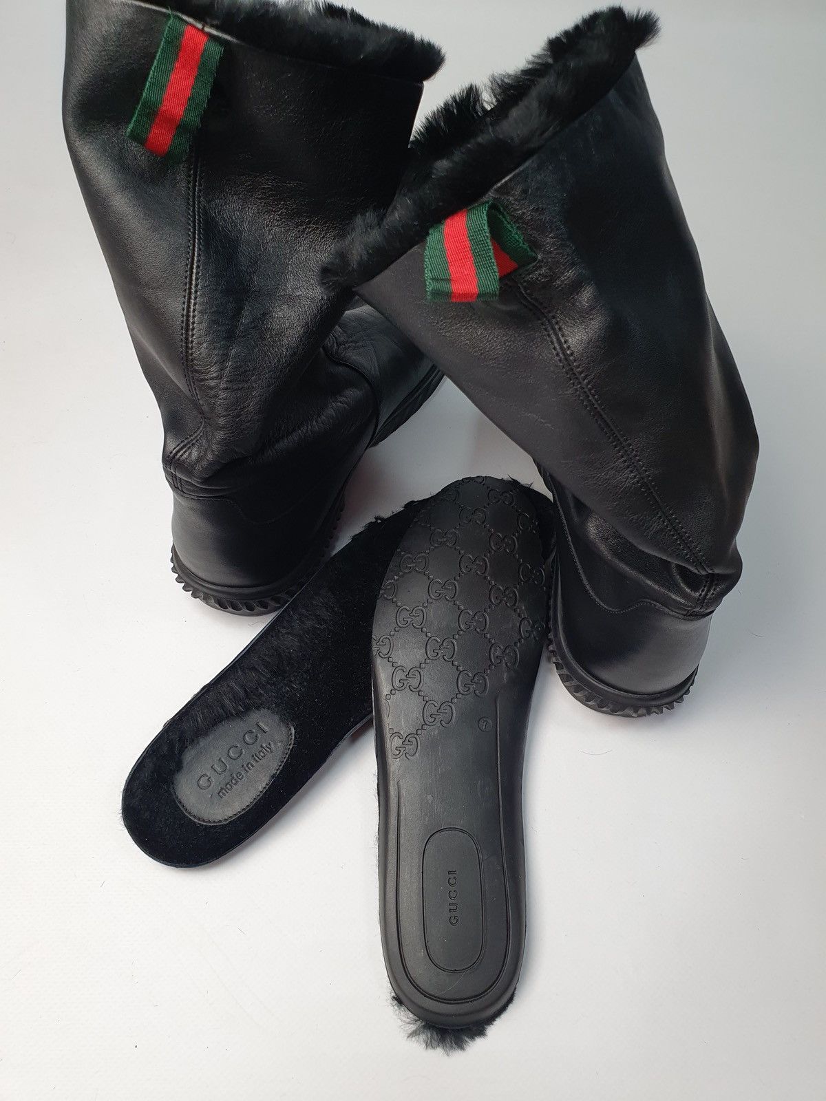 Gucci Gucci Leather Boots Size US 9 / EU 42 - 2 Thumbnail
