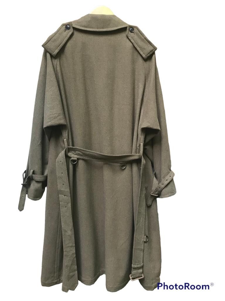 Auralee Wool Blend Casmere Trench Coat