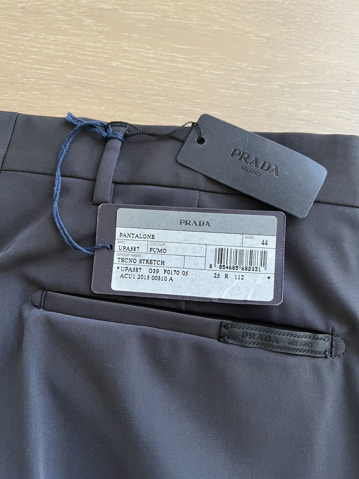 Prada PRADA Pantalone Pants Trousers T44 Fumo Size US 28 / EU 44 - 4 Thumbnail