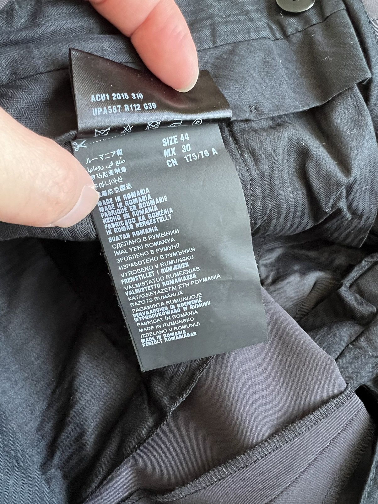 Prada PRADA Pantalone Pants Trousers T44 Fumo Size US 28 / EU 44 - 6 Thumbnail