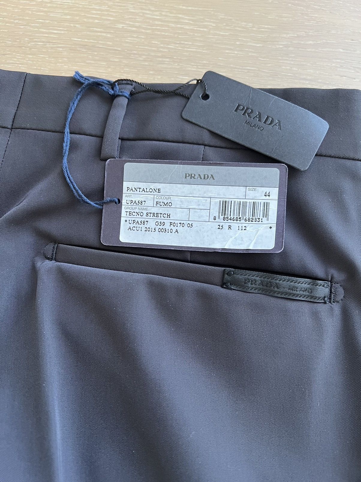 Prada PRADA Pantalone Pants Trousers T44 Fumo Size US 28 / EU 44 - 1 Thumbnail