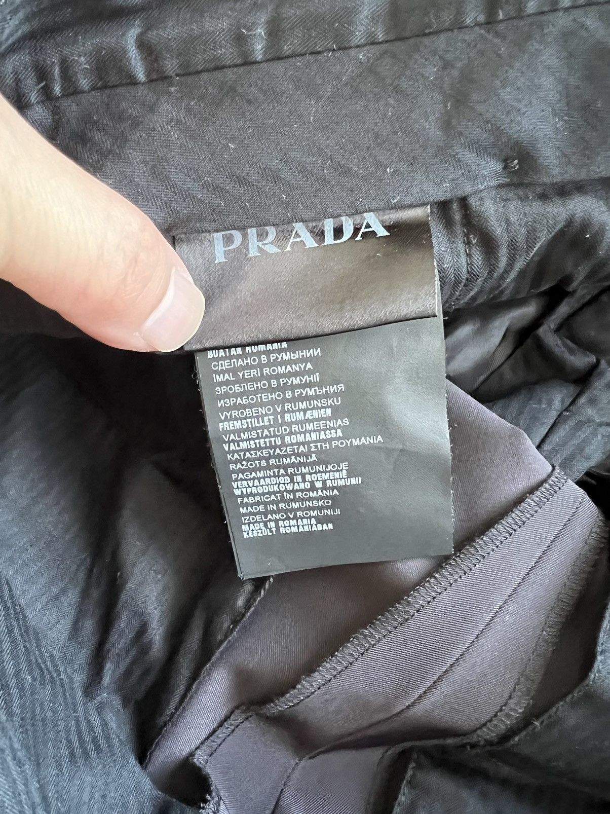Prada PRADA Pantalone Pants Trousers T44 Fumo Size US 28 / EU 44 - 5 Thumbnail