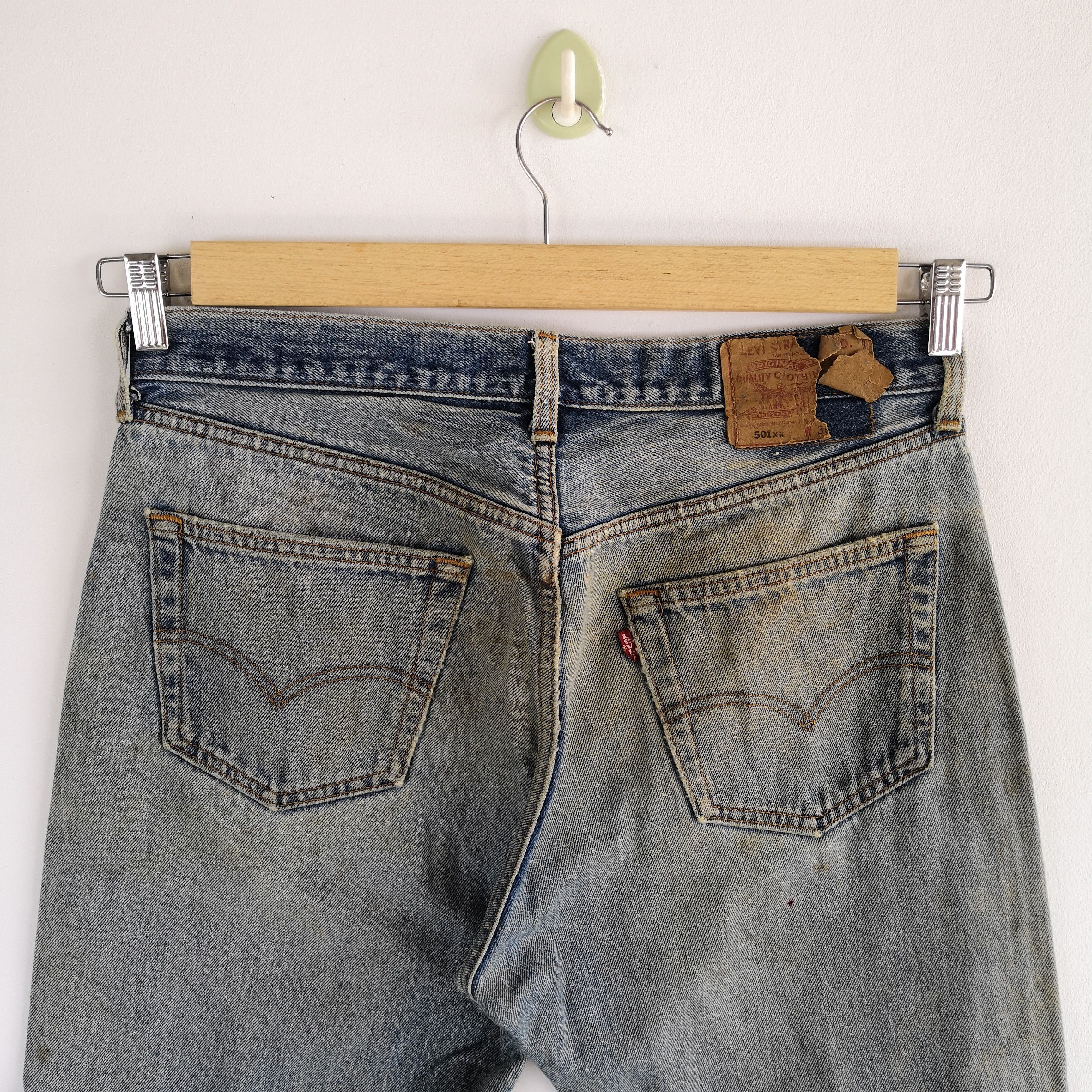 Levi's Vintage Levis 501xx Distressed Jeans Levi's Mud Wash Denim Size US 32 / EU 48 - 5 Thumbnail